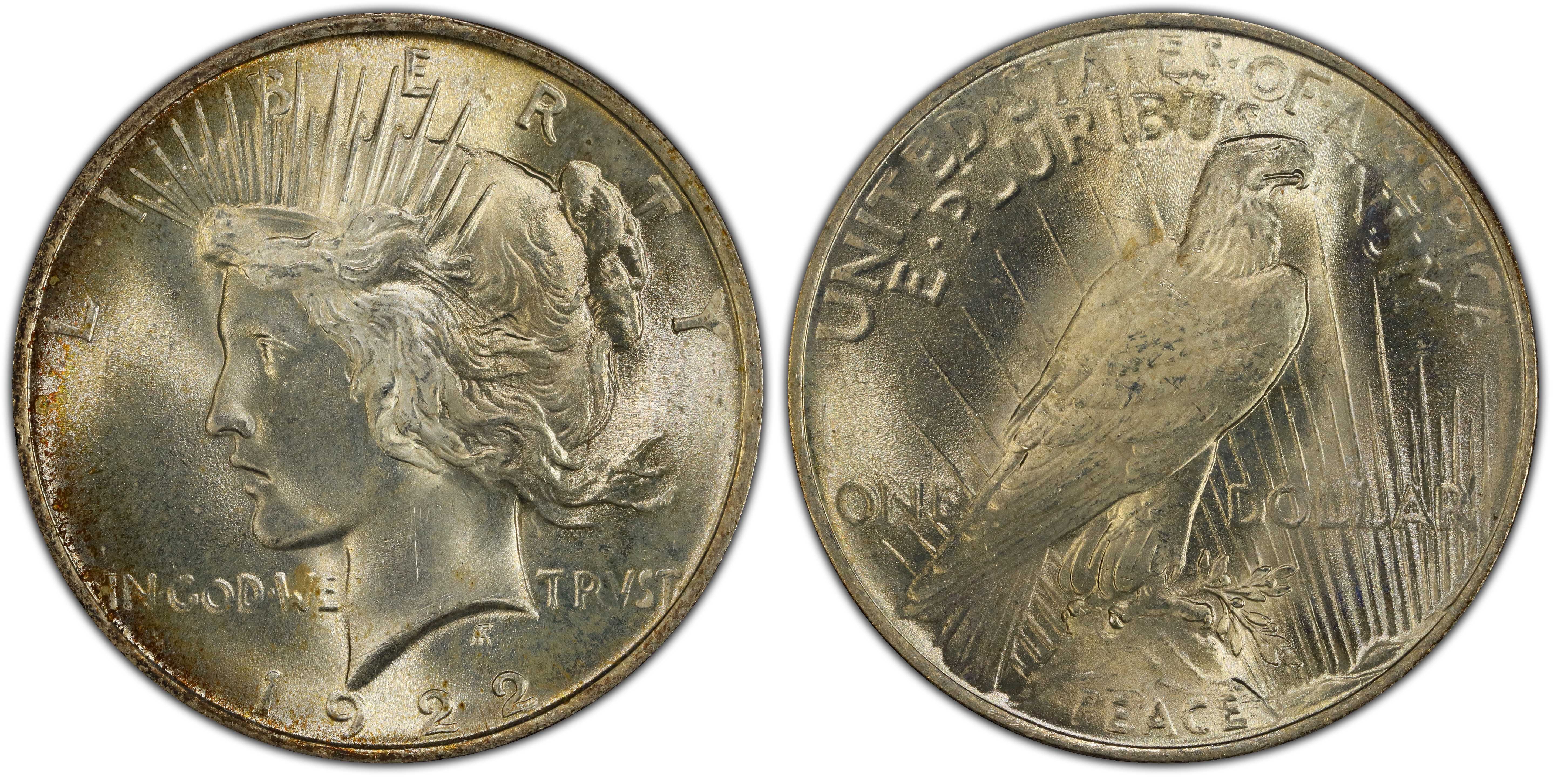 1922 $1 (Regular Strike) Peace Dollar - PCGS CoinFacts