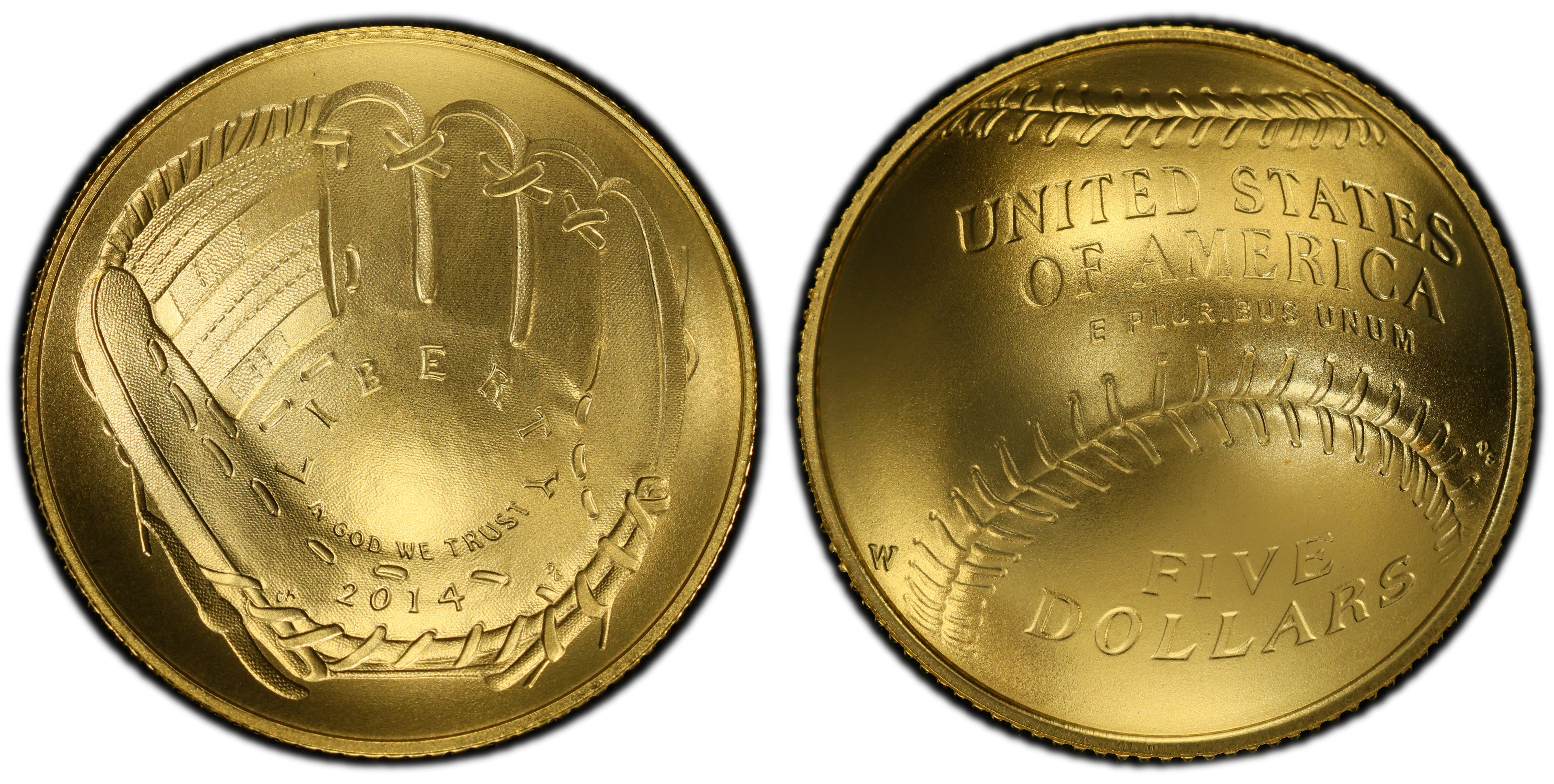 【一部予約販売】 Baseball $5 2014-W Hall Gold Modern Strike) (Regular Fame of コレクション