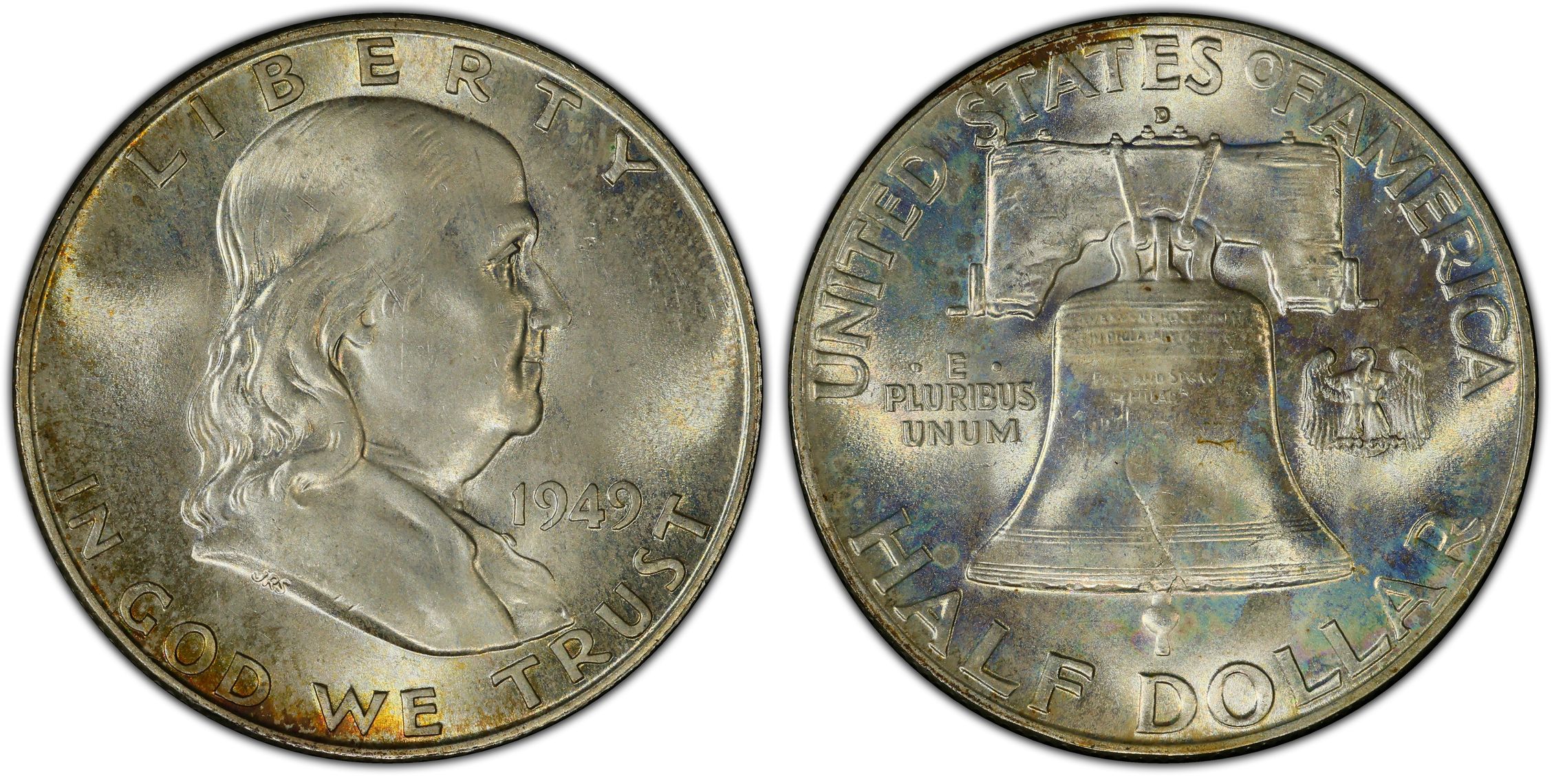 1949-D 50C, FBL (Regular Strike) Franklin Half Dollar - PCGS CoinFacts