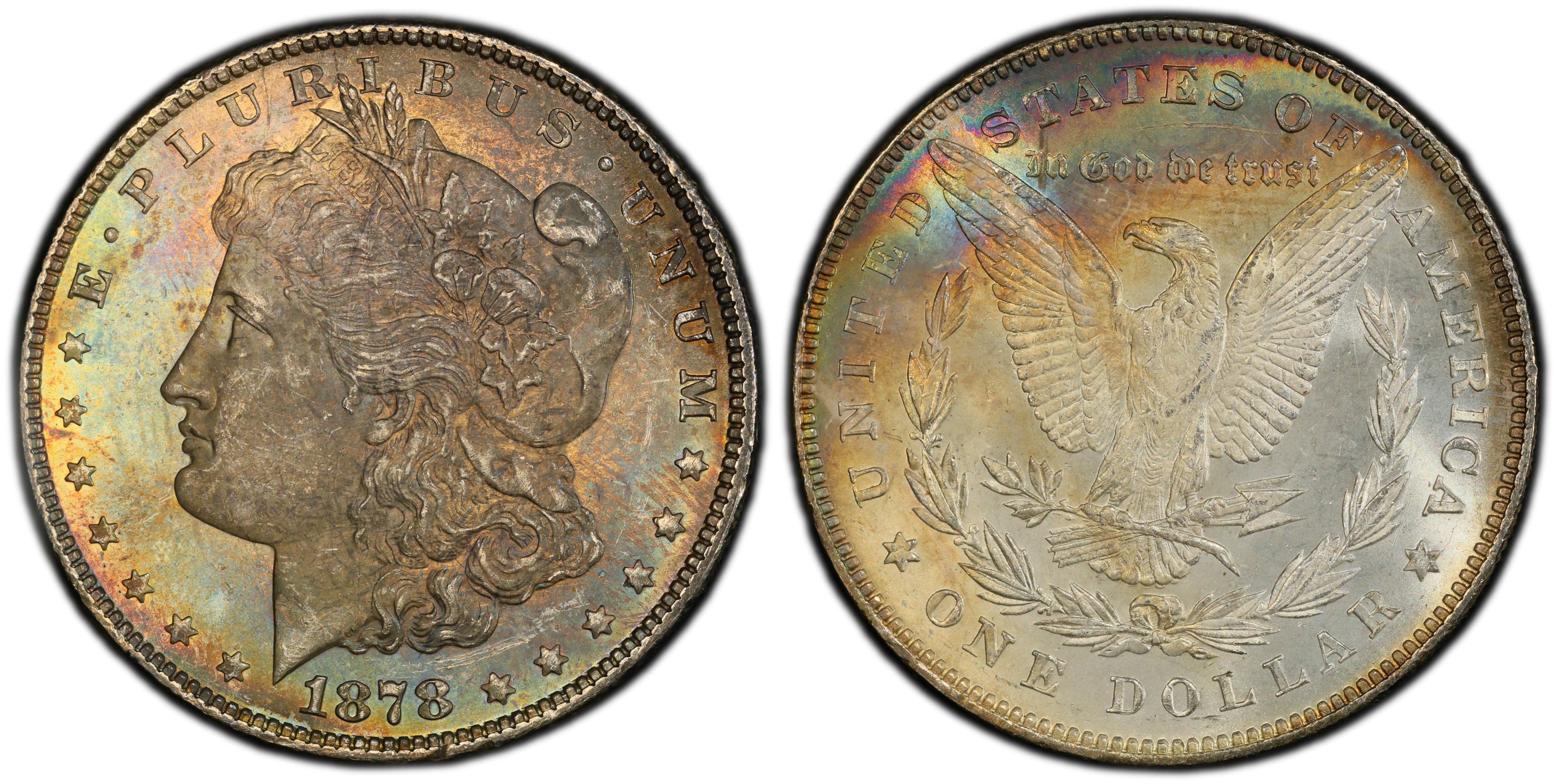 1878 7/8TF $1 Weak VAM 34 7/4 HOT 50 (Regular Strike) Morgan