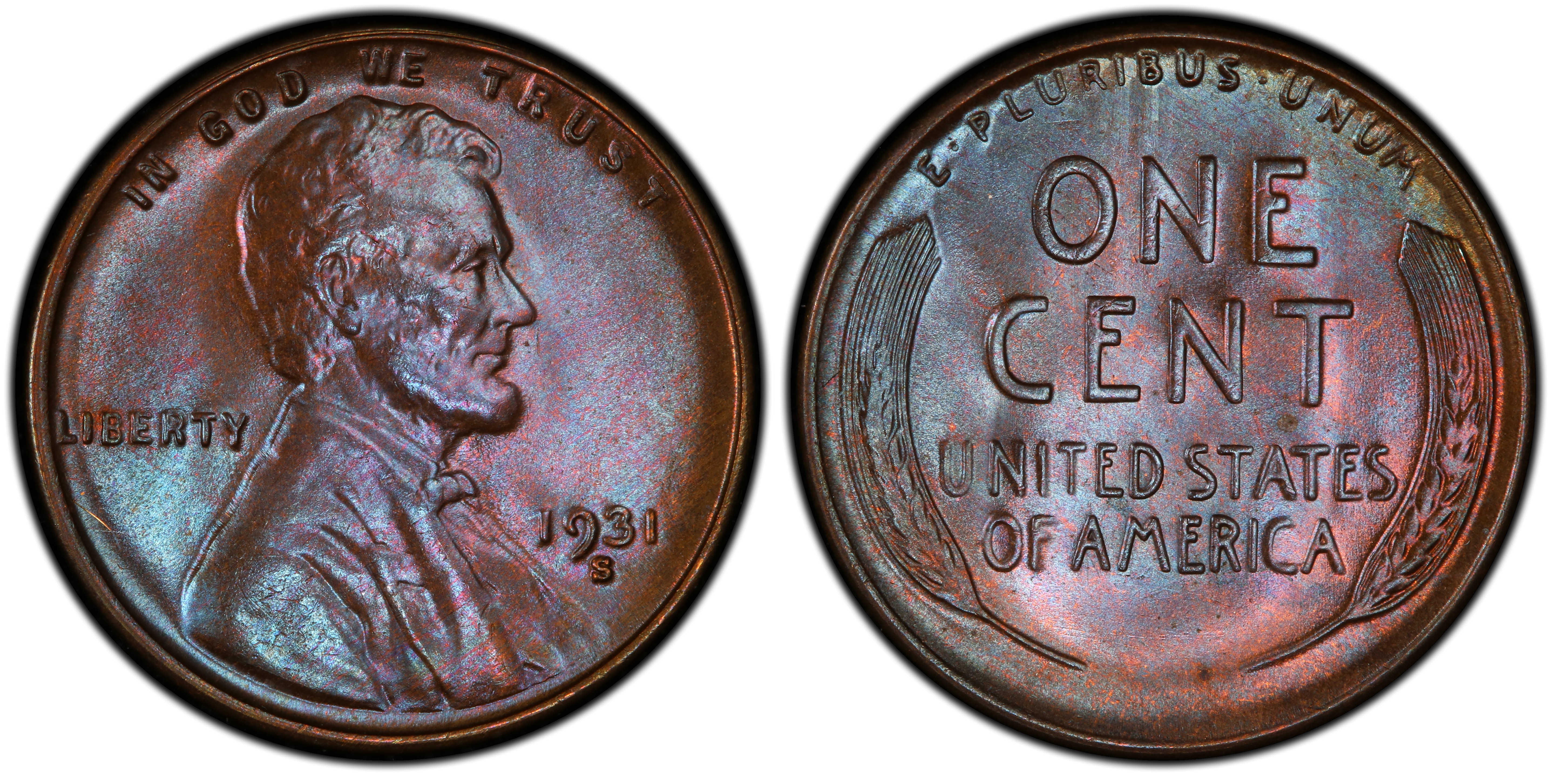 1931-S shops Wheat Cent