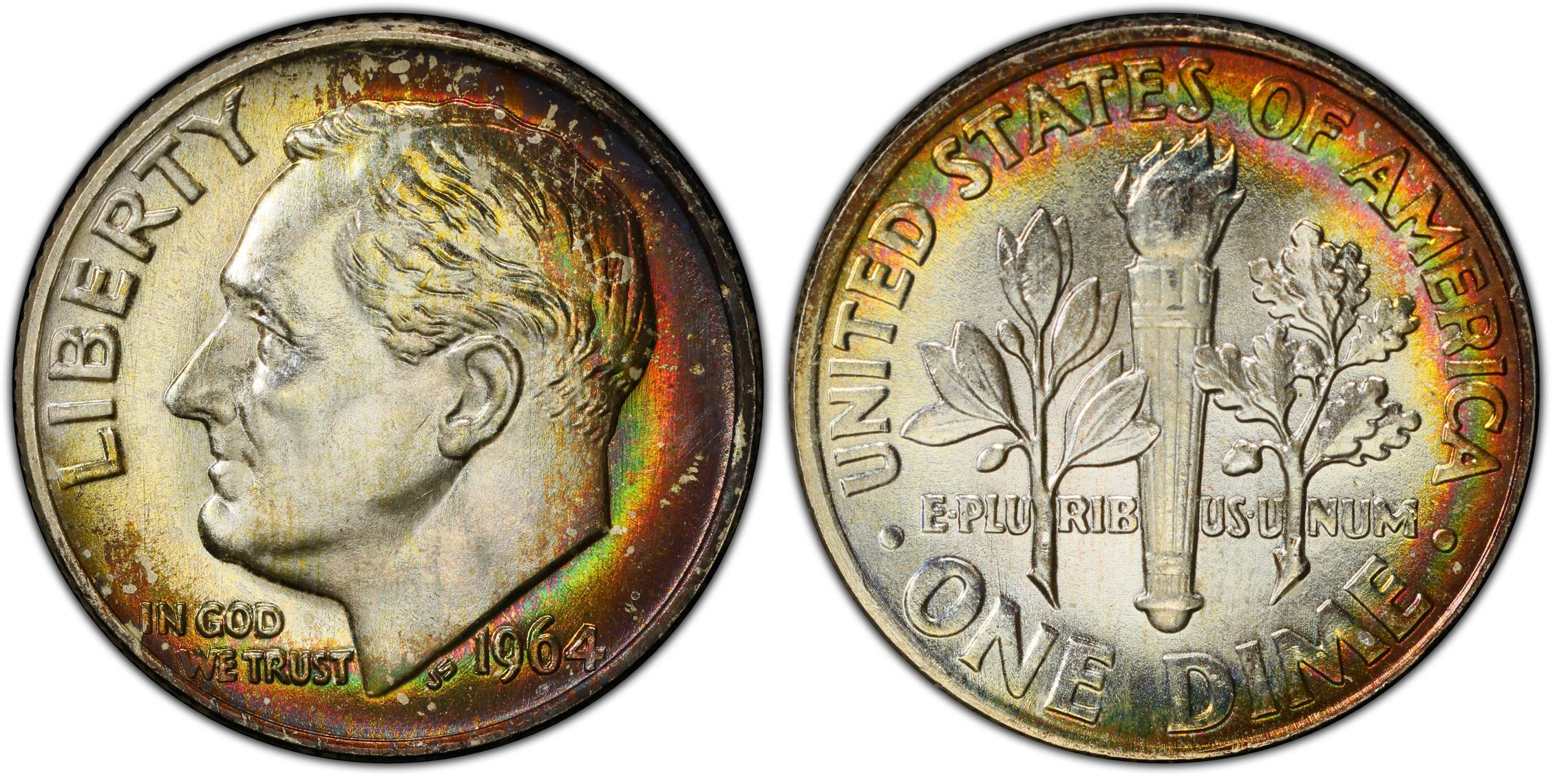 1964 10C, FB (Regular Strike) Roosevelt Dime - PCGS CoinFacts