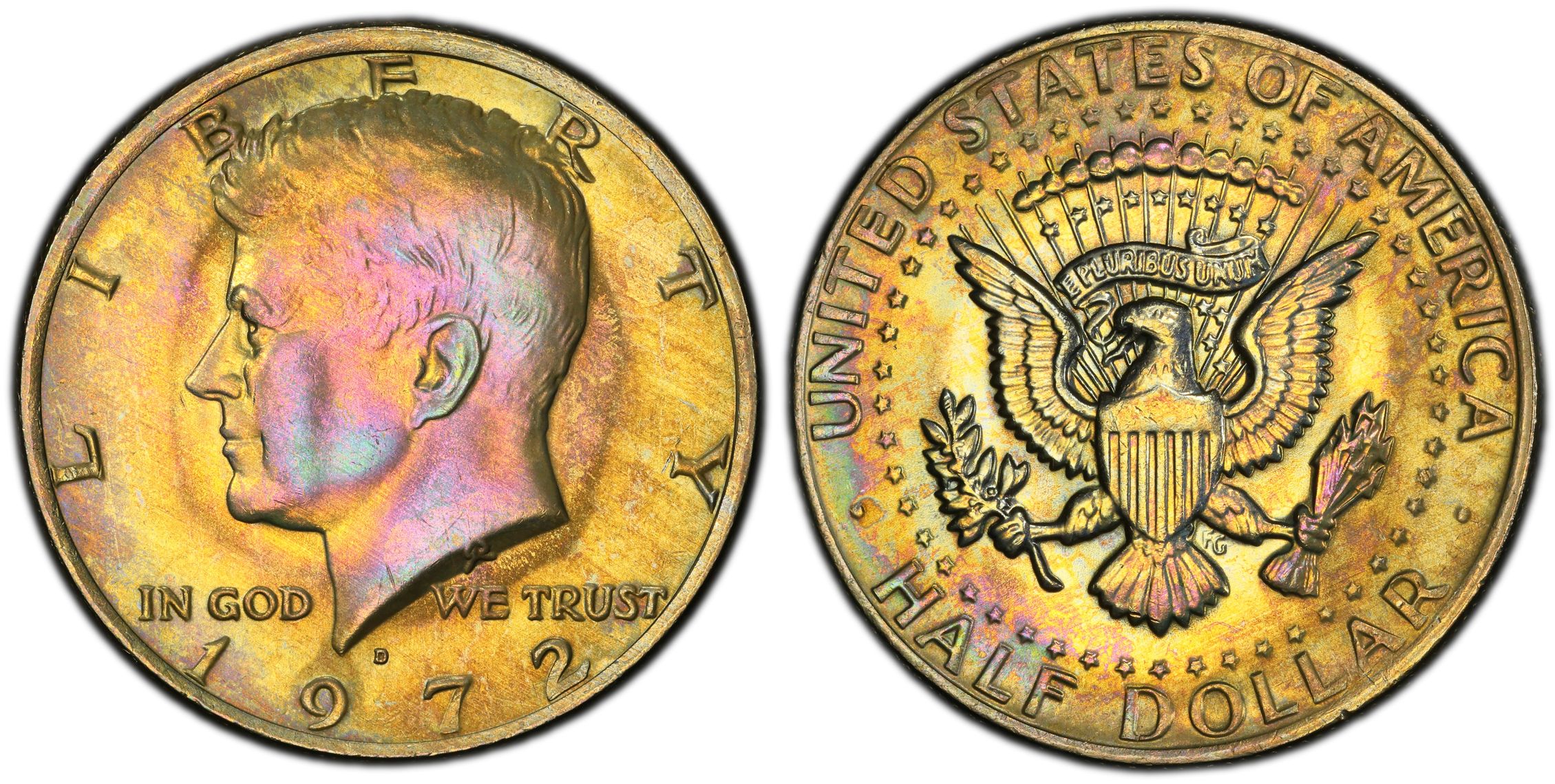 1972-D 50C (Regular Strike) Kennedy Half Dollar - PCGS CoinFacts