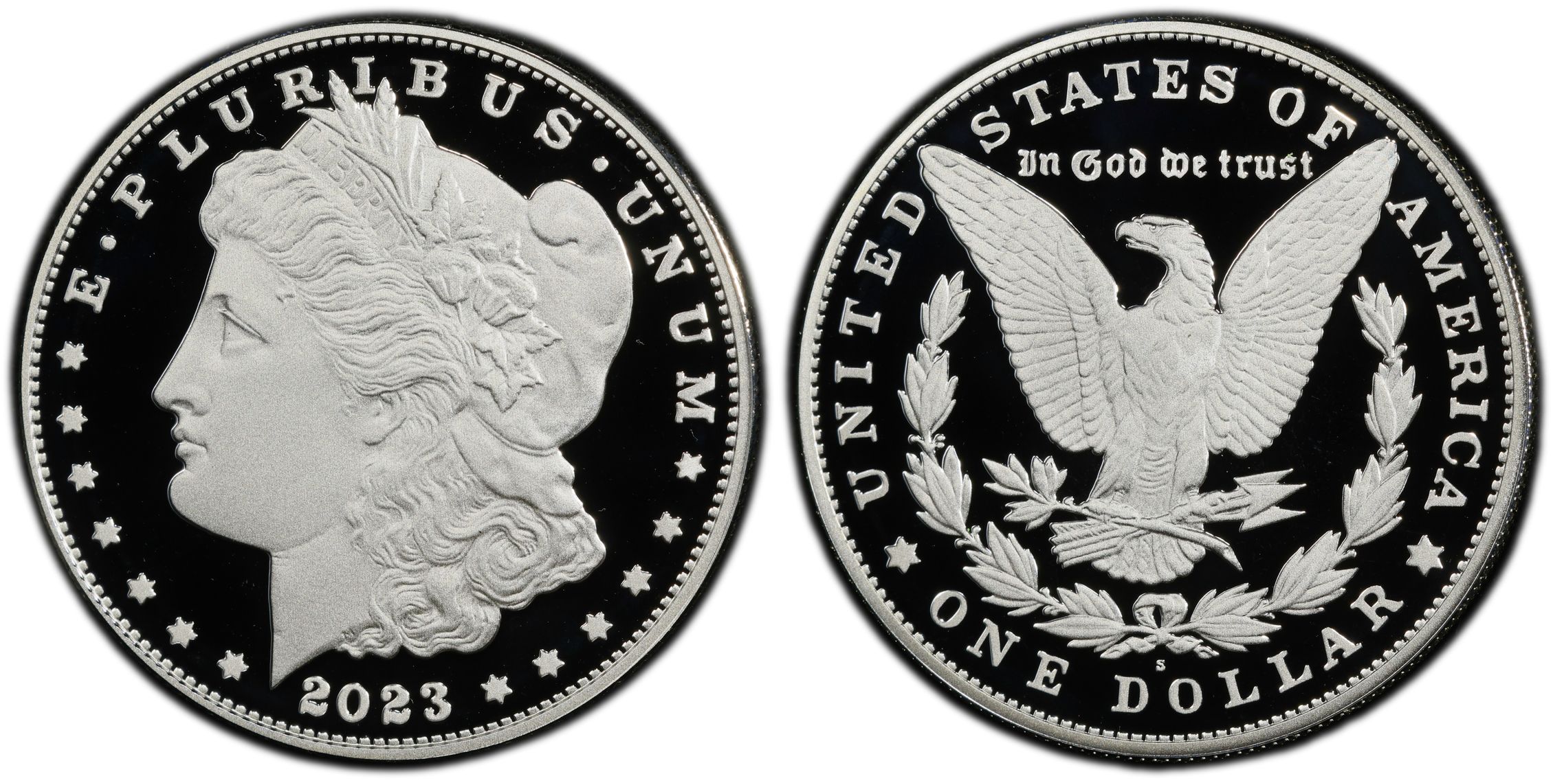 2023-S $1 Morgan Dollar First Strike, DCAM (Proof) Modern Silver and Clad  Commemoratives - PCGS CoinFacts