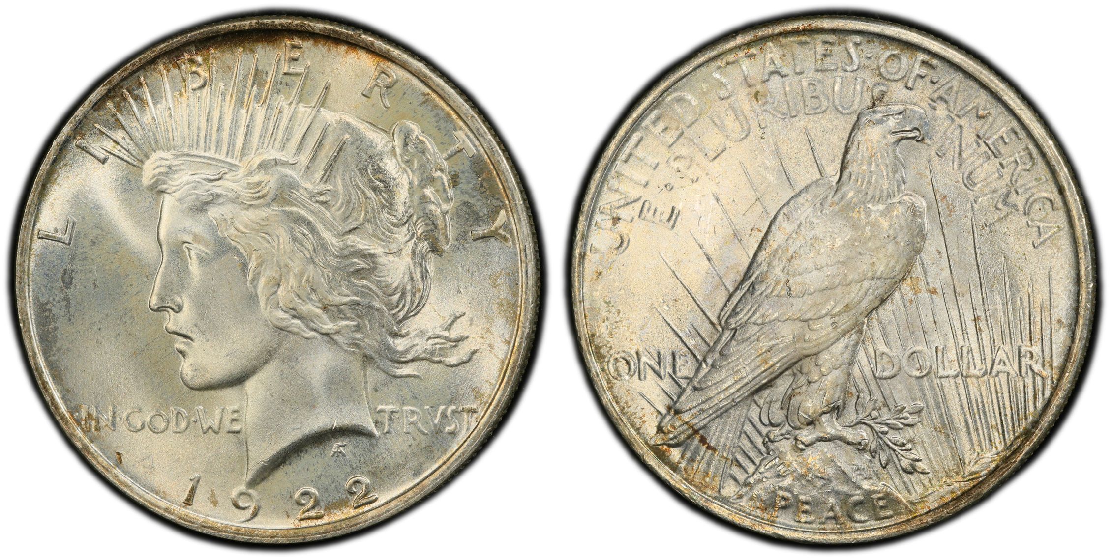 1922 $1 (Regular Strike) Peace Dollar - PCGS CoinFacts