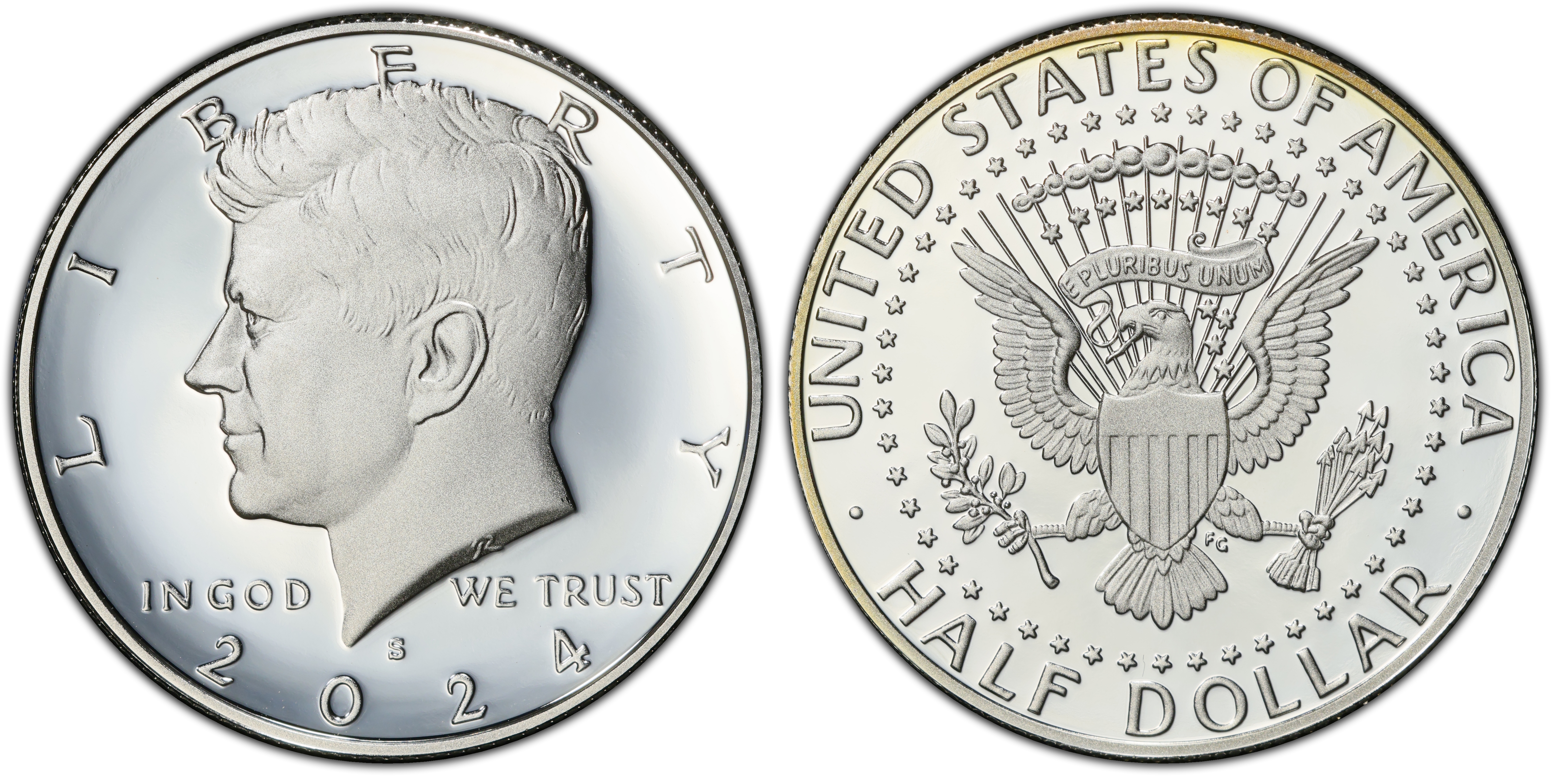 2024-S 50C Silver, DCAM (Proof) Kennedy Half Dollar - PCGS CoinFacts