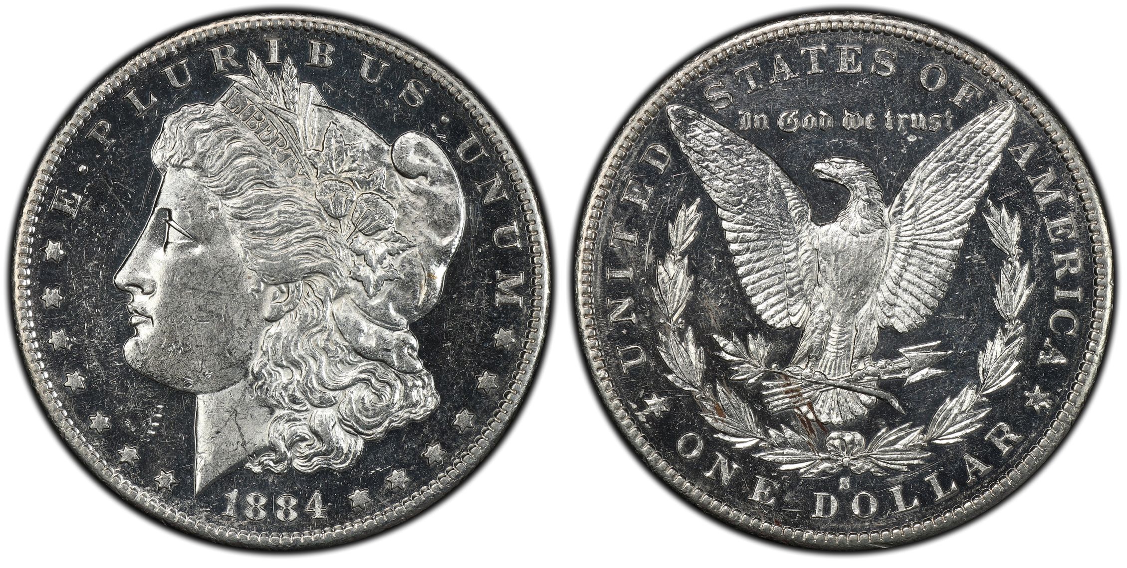 Cheapest 1884-S Morgan Silver Dollar