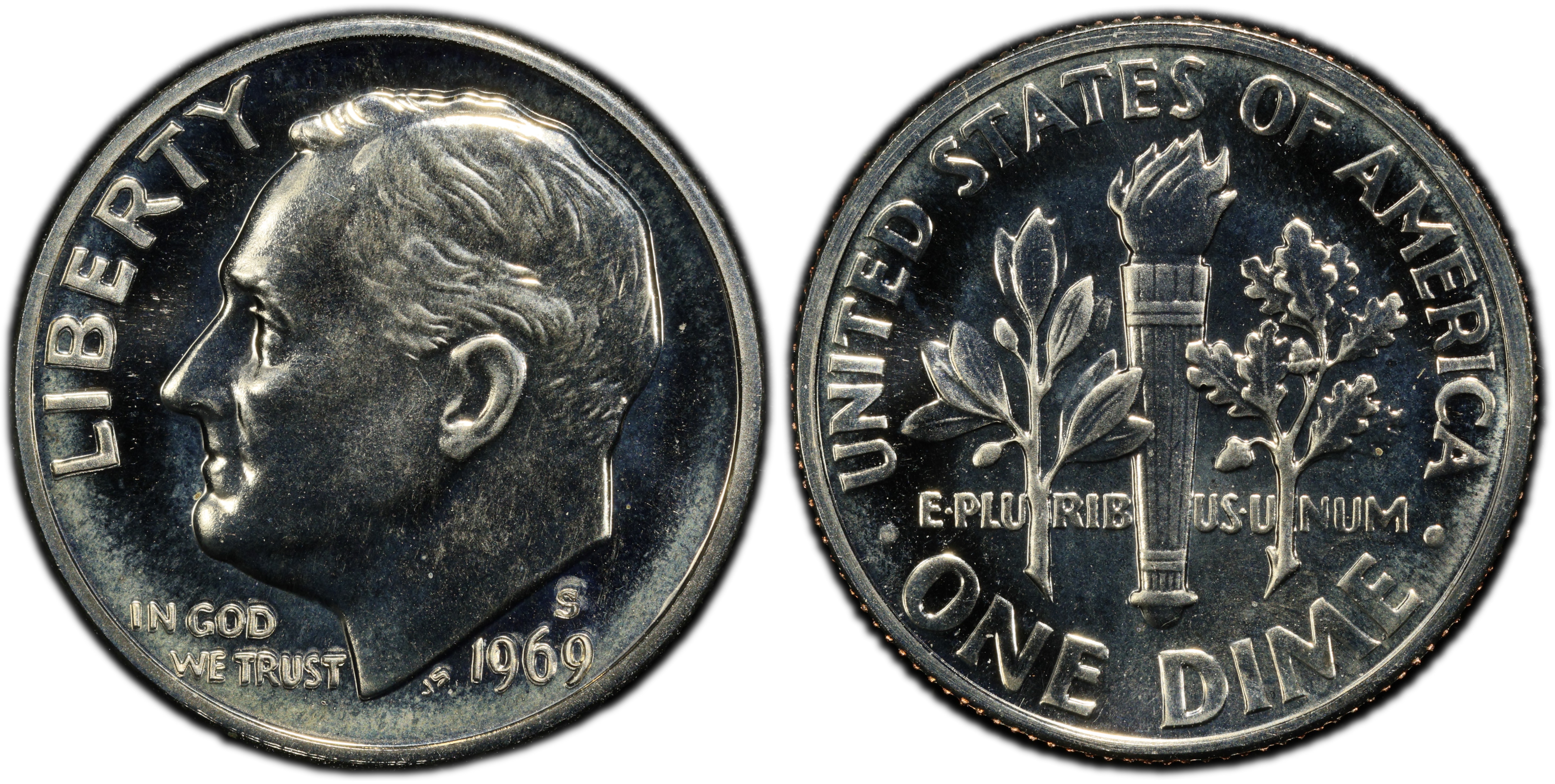 1969-S 10C (Proof) Roosevelt Dime - PCGS CoinFacts