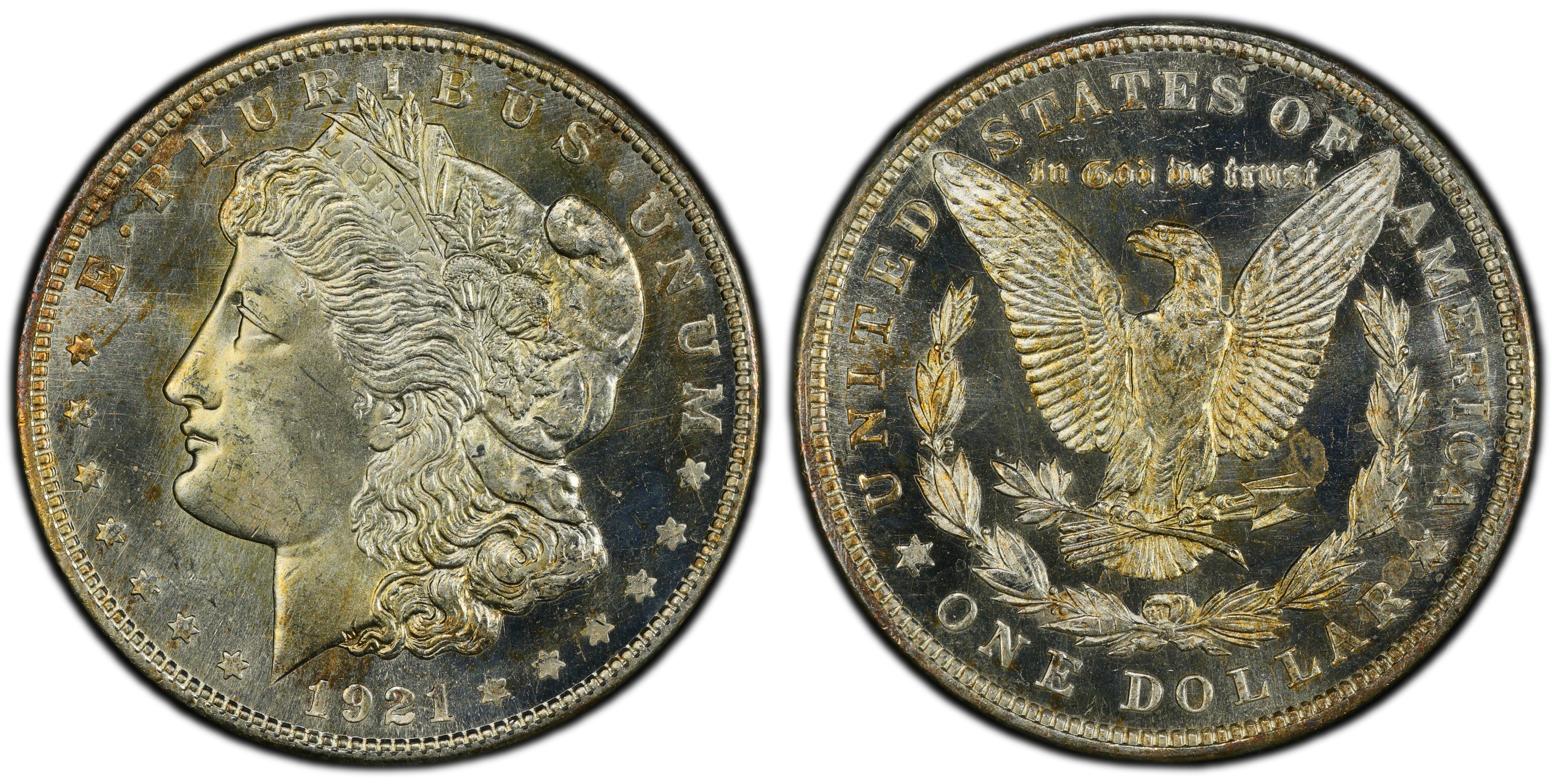 1921 $1 Morgan, PL (Regular Strike) Morgan Dollar - PCGS