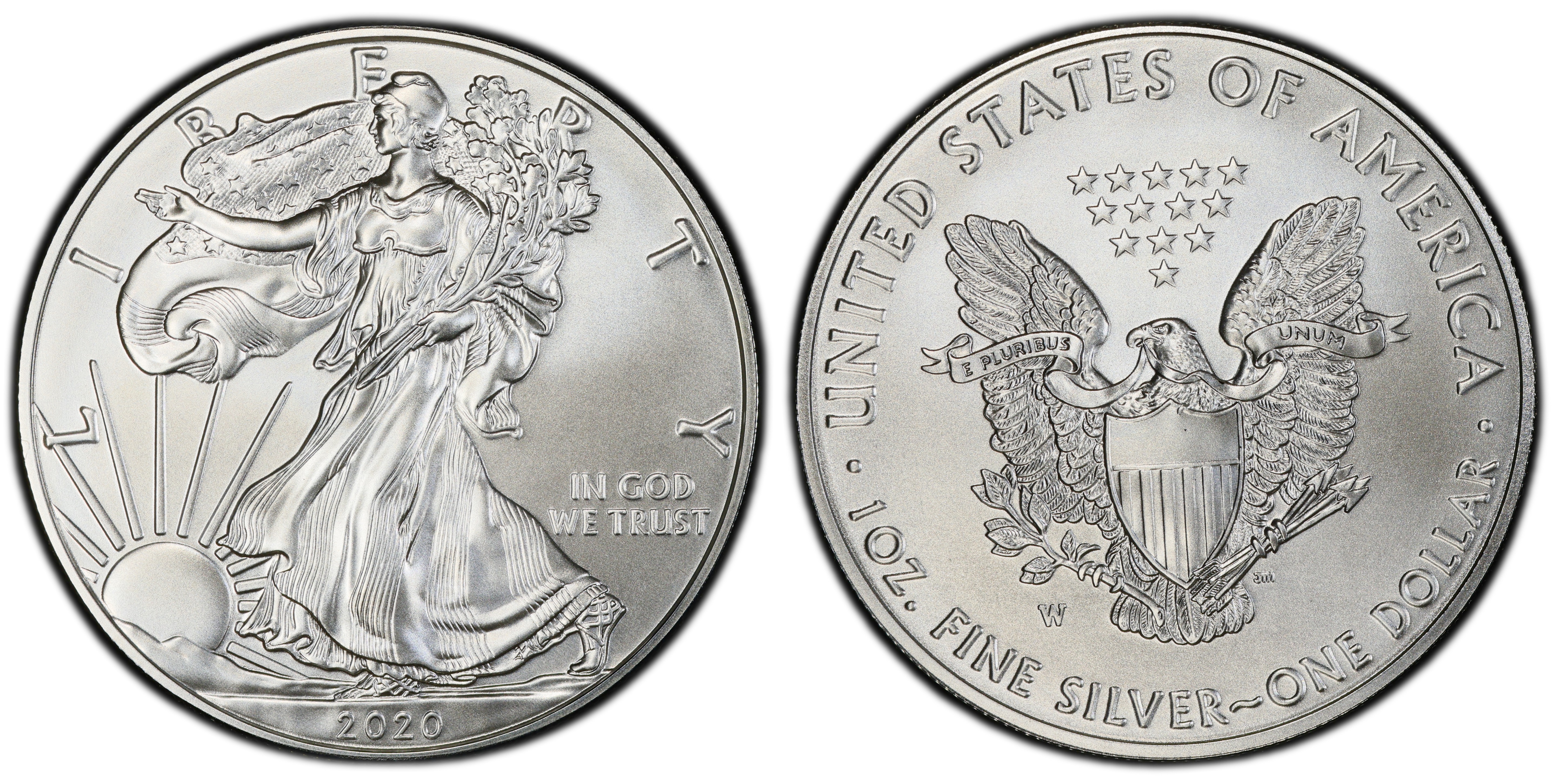 2020-W $1 Burnished Silver Eagle (Special Strike) Silver 2020-W $1 Burnished Silver Eagle (Special Strike) Silver