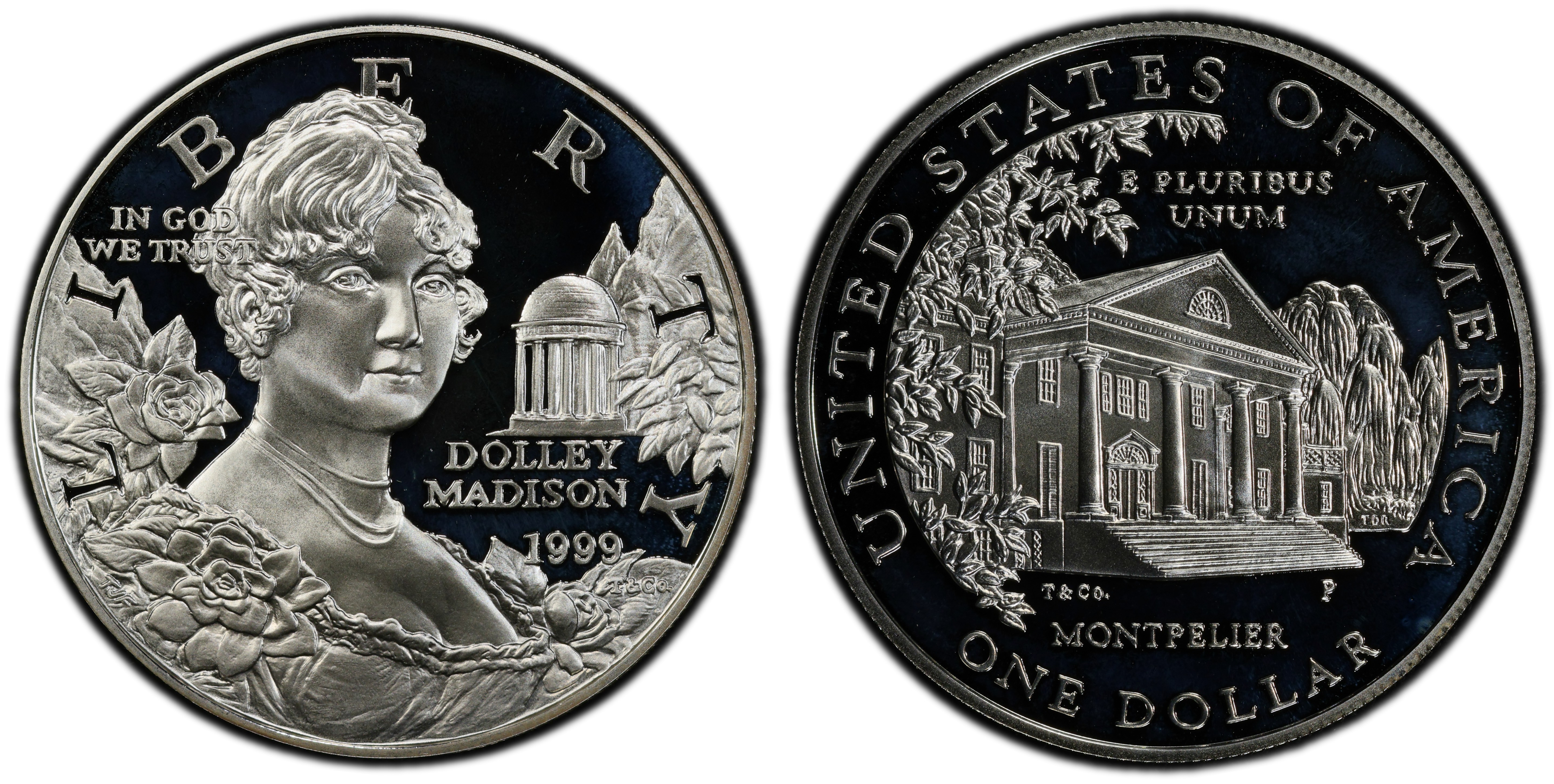 大人気定番商品 Dolley $1 1999-P Madison, and Silver Modern (Proof) DCAM コレクション