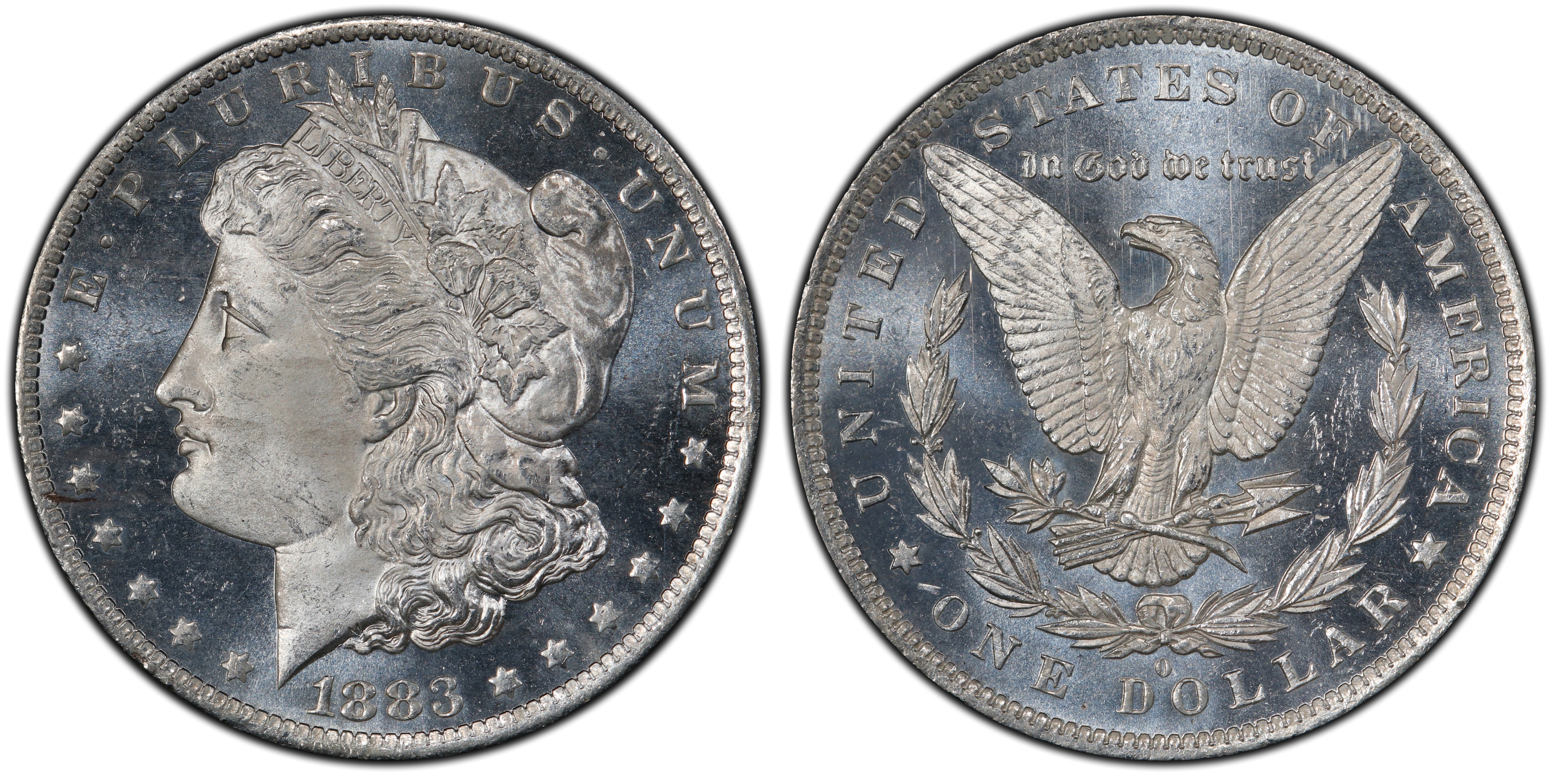 USA 1ドル銀貨 モルガンダラー 1883年 Oマーク 美トーン/極美品