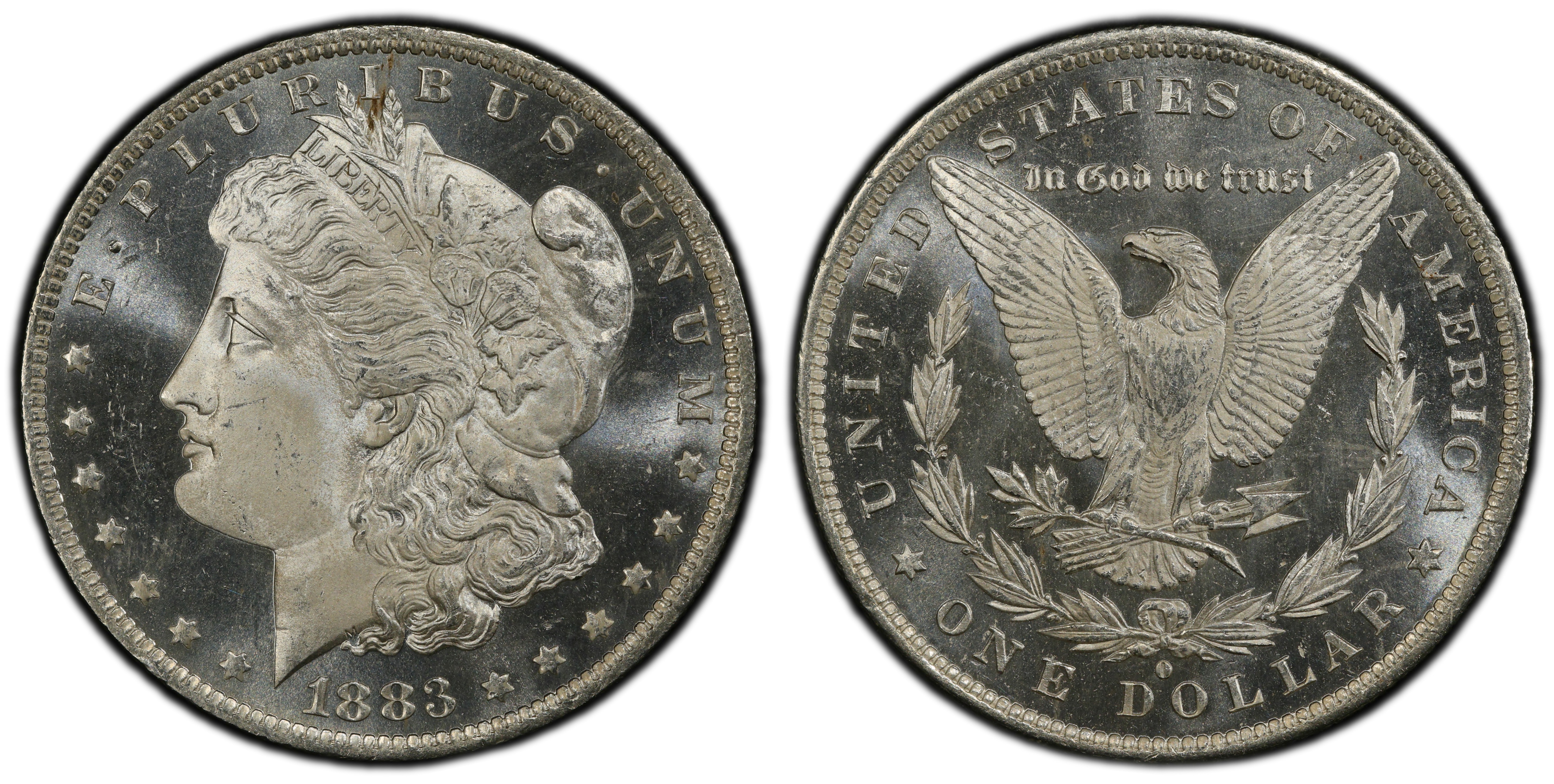 人気特価激安 Dollar Morgan Strike) (Regular PL $1, 1883-O - CoinFacts PCGS コレクション