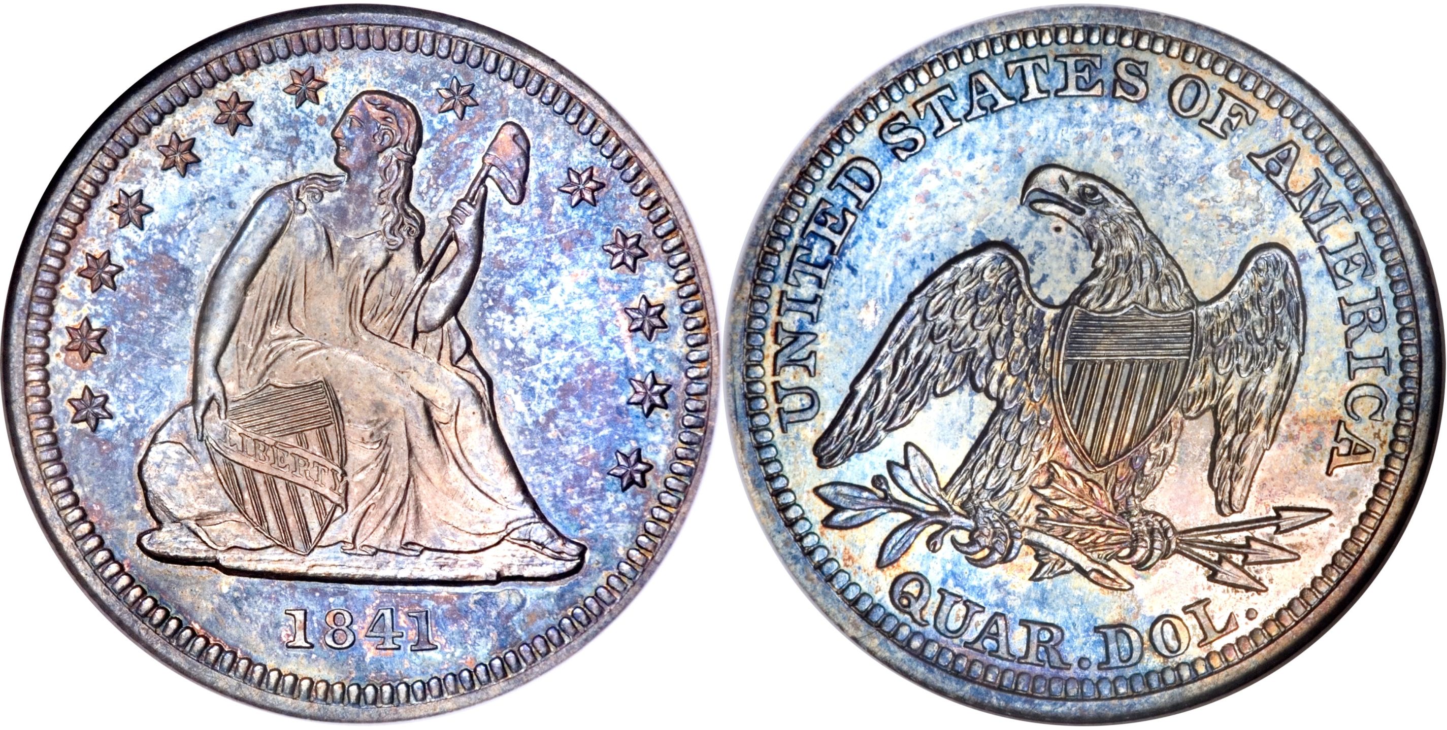 1841 25C (Proof) Liberty Seated Quarter - PCGS CoinFacts