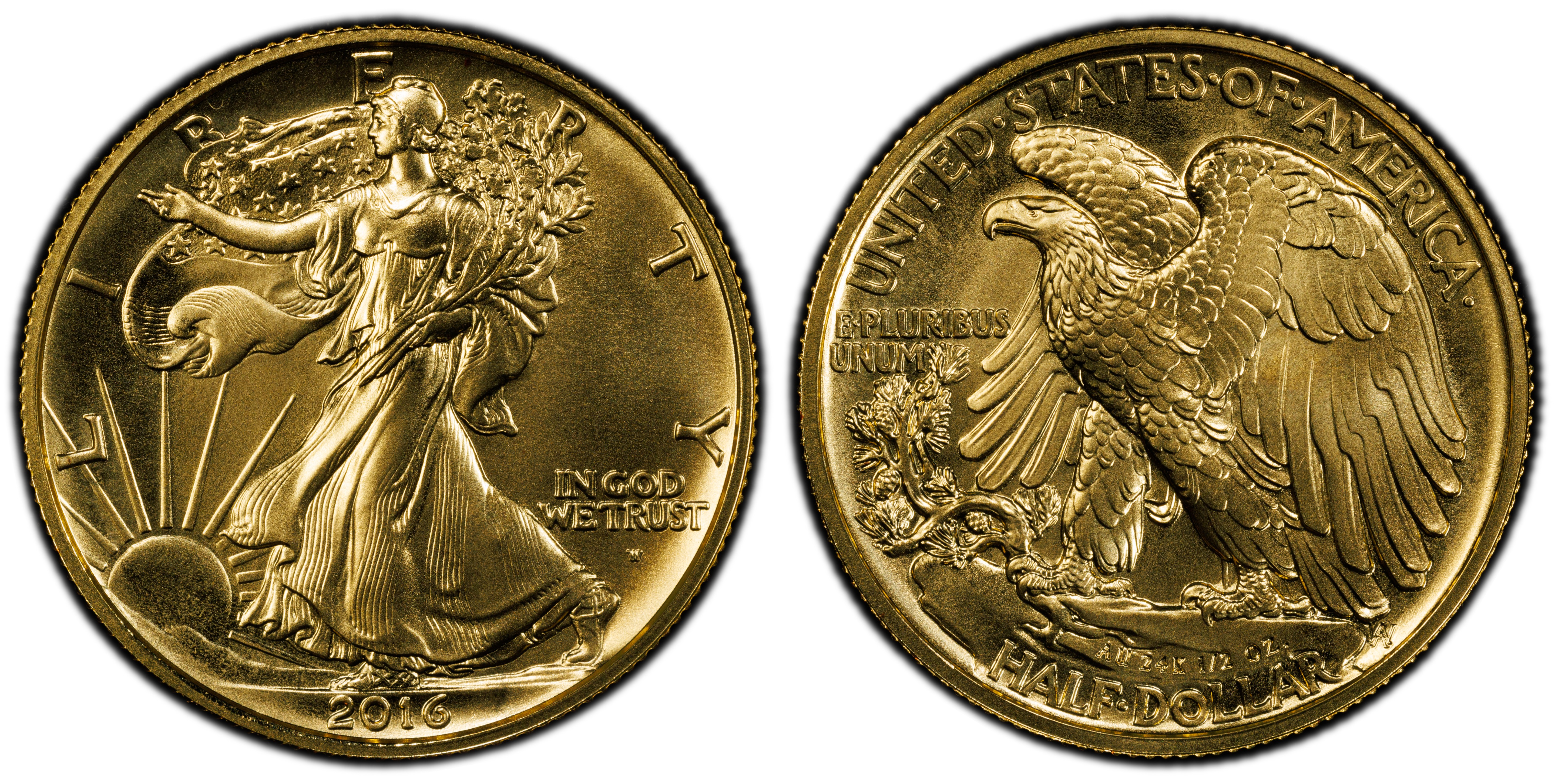 2016-W 50C 100th Anniversary Gold (Special Strike) 2016 2016-W 50C 100th Anniversary Gold (Special Strike) 2016