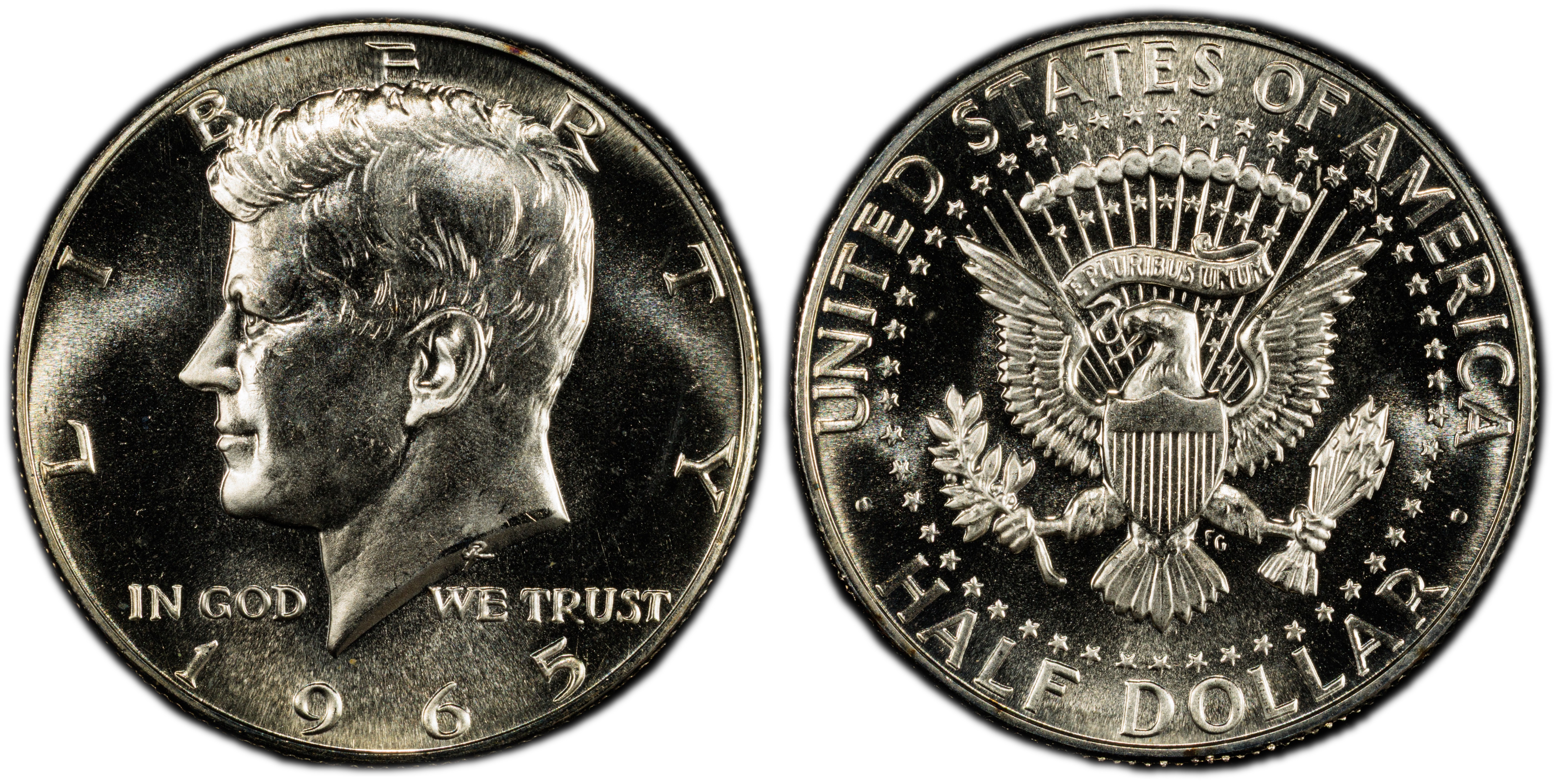 インポート・海外人気ブランド 1965 PCGS - Dollar Half Kennedy Strike) (Special SMS 50C 貨幣
