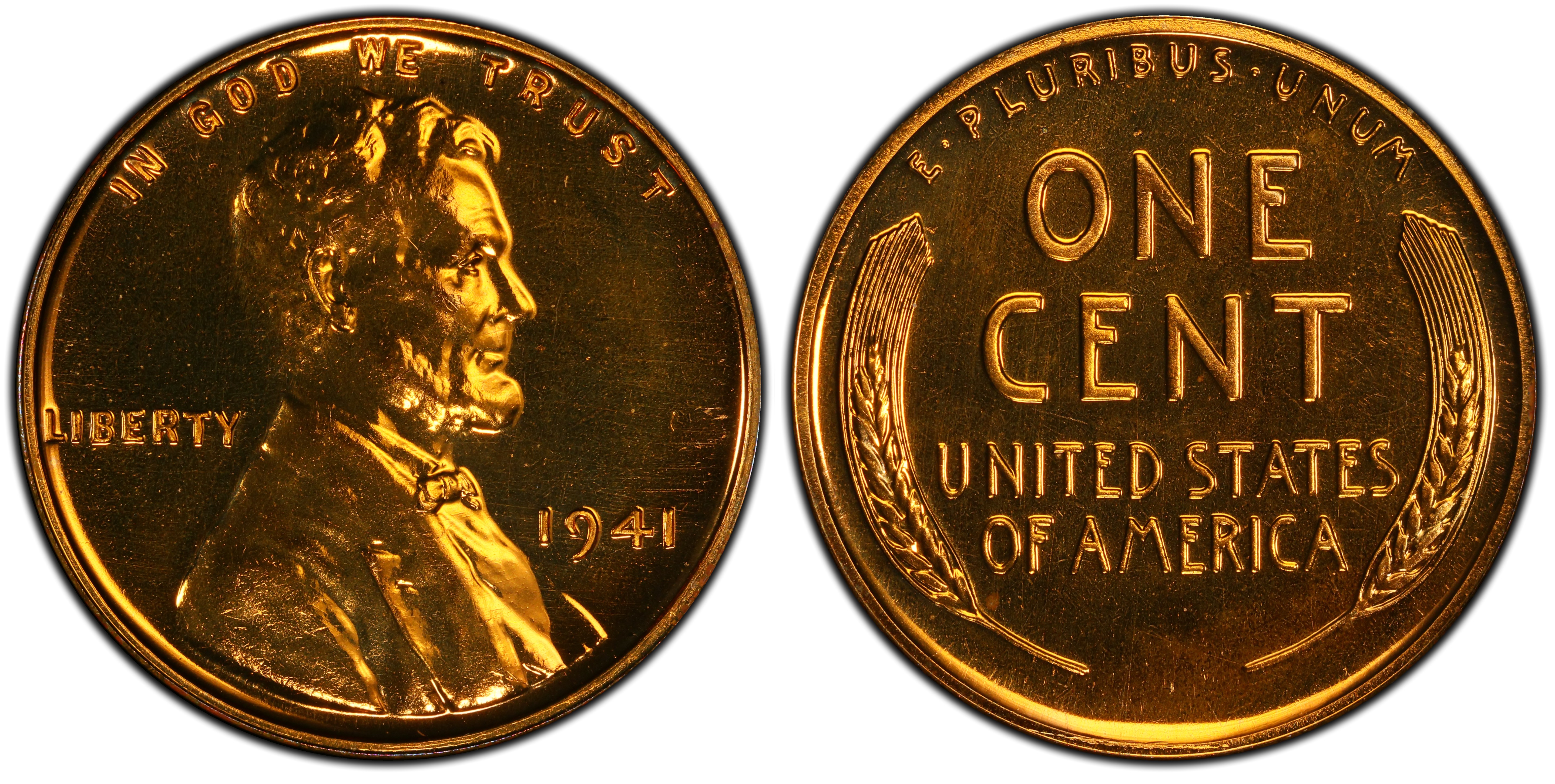 1941 1C, RD (Proof) Lincoln Cent (Wheat Reverse) - PCGS