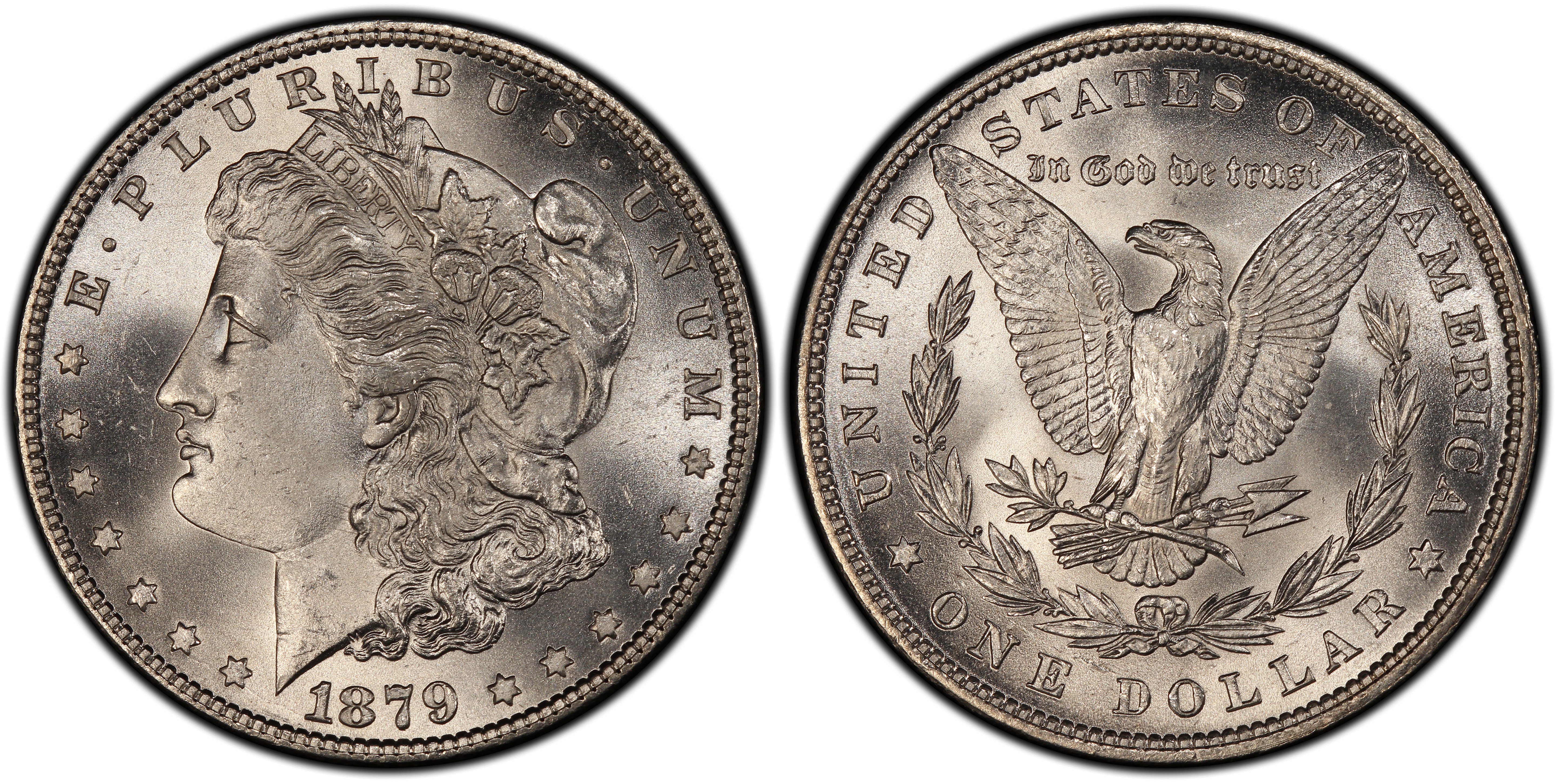 ビッグ割引 (Regular $1 1879 Strike) CoinFacts PCGS - Dollar Morgan コレクション