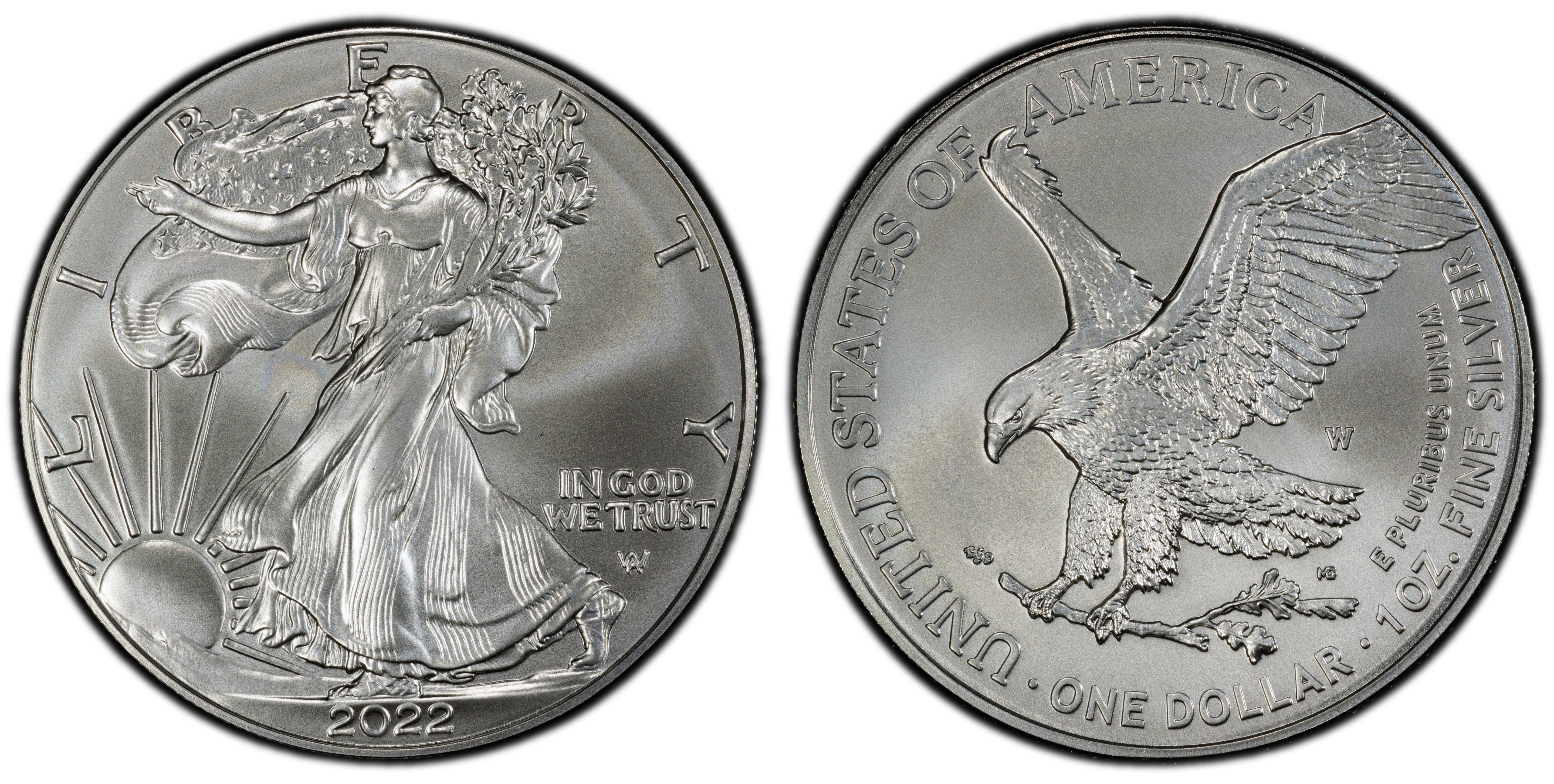 2022年 eagle 銀貨75周年記念 ハーフダラー .999銀貨 1オンス