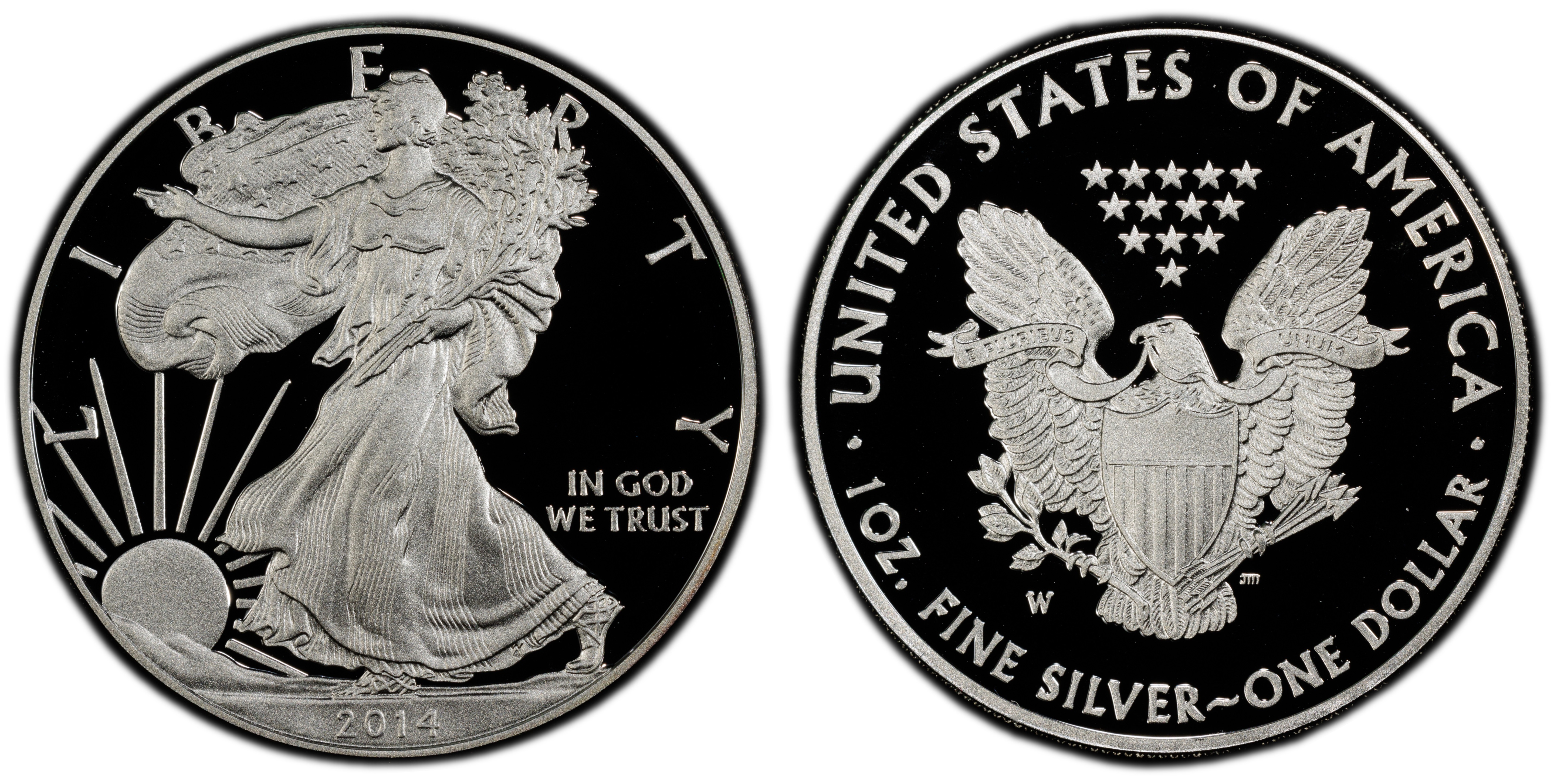 2014-W Proof American Silver Eagle PCGS PR 70 DCAM | Top Pop