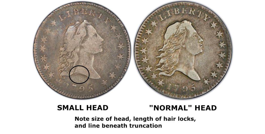 1795 50C Small Head (Regular Strike) Flowing Hair Half Dollar