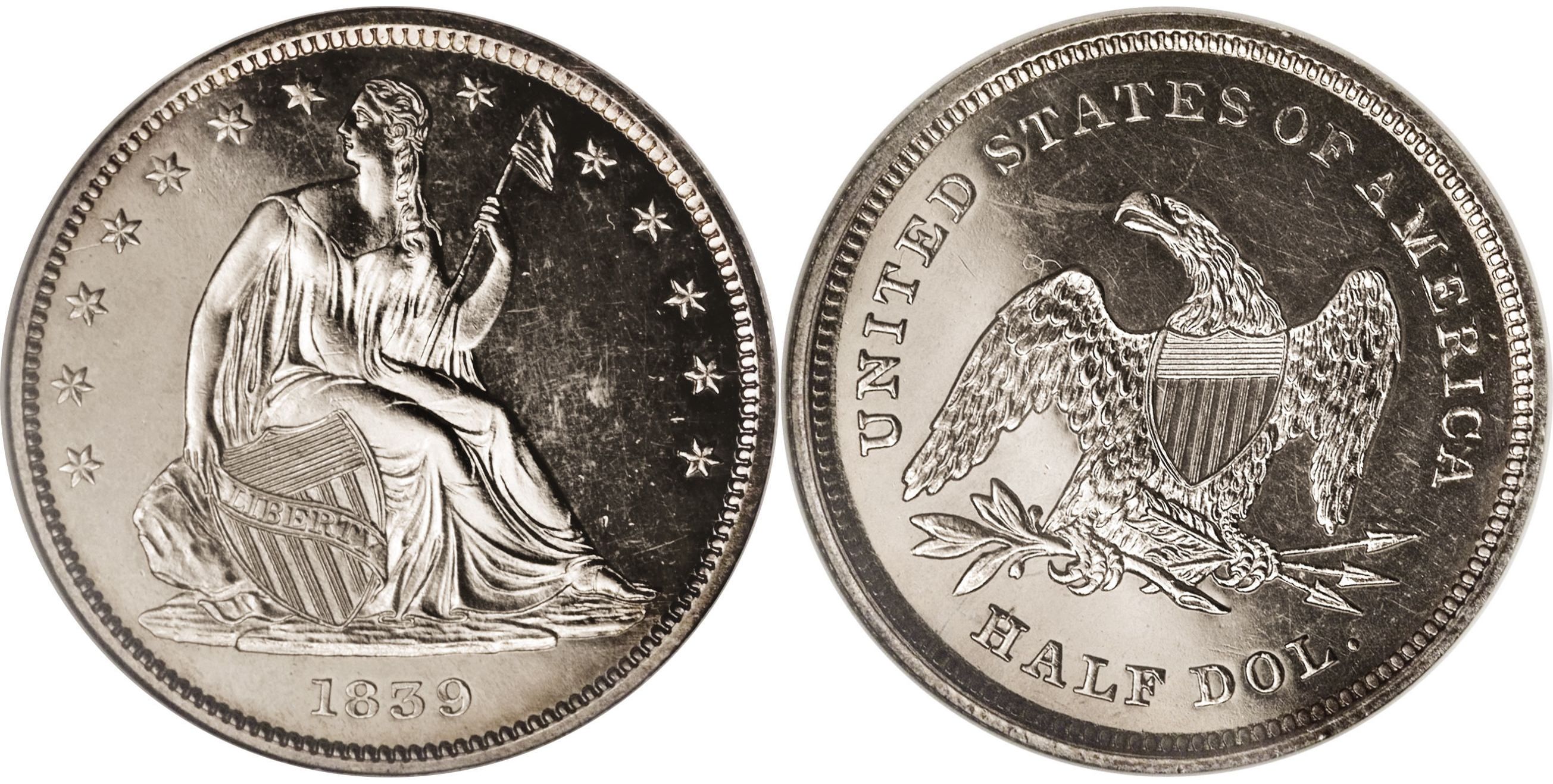 half dollar proof coin