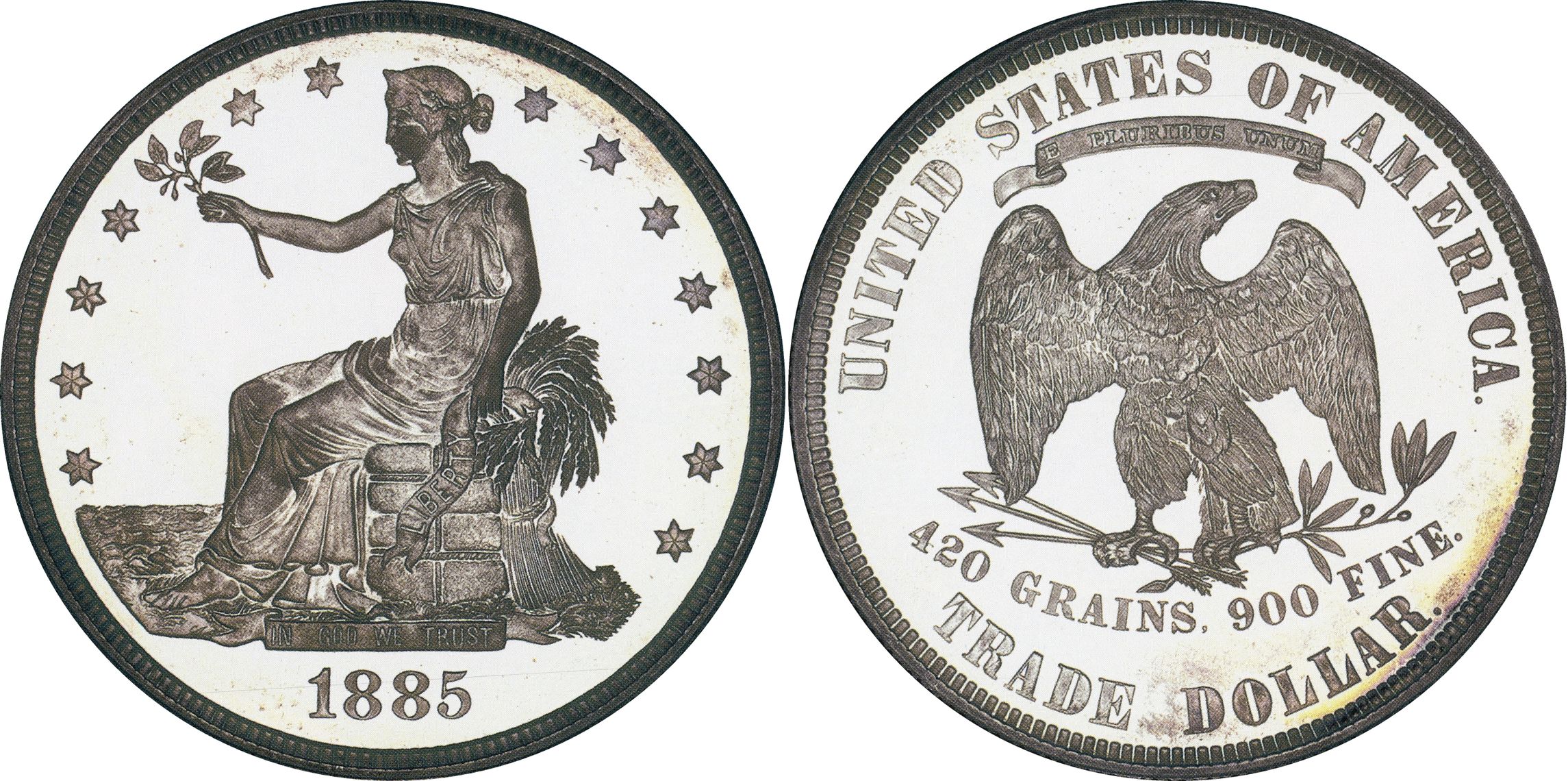 1885 T$1 Trade (Proof) Trade Dollar - PCGS CoinFacts