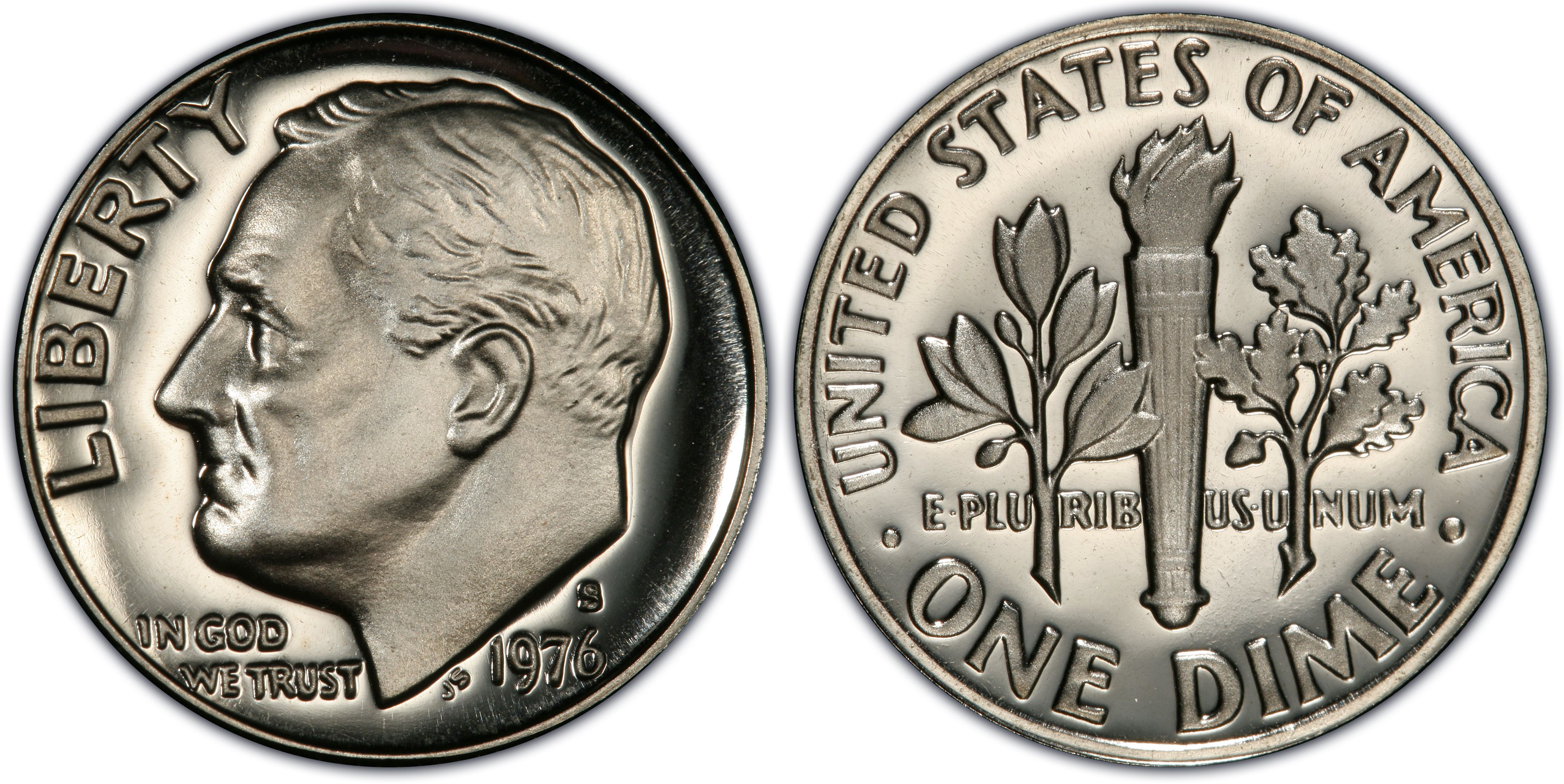 Details about   1976-S San Francisco Mint Roosevelt Dime Proof 