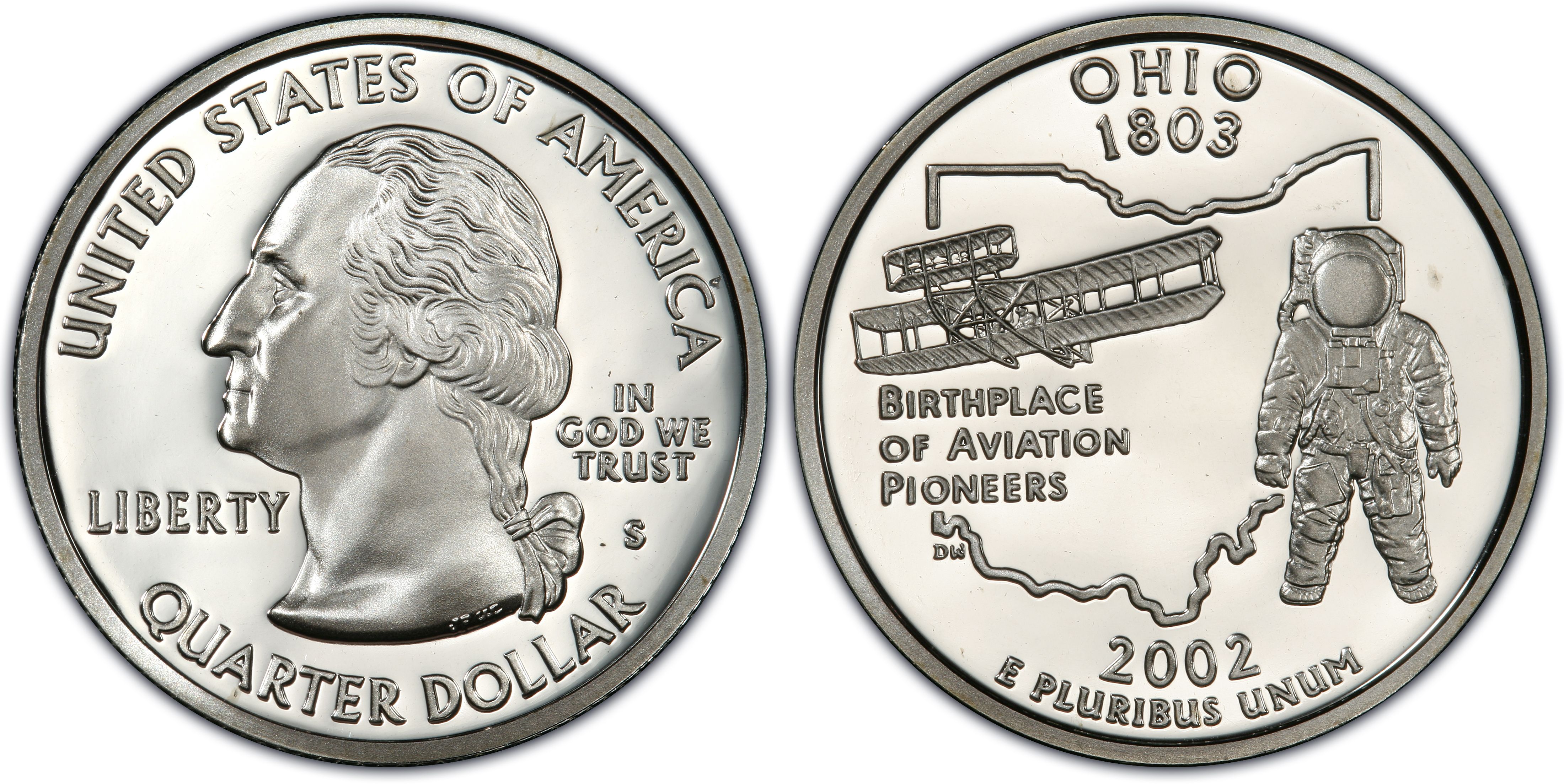 Details about   OHIO 2002 P D State Quarters UNC MS Coins of America 