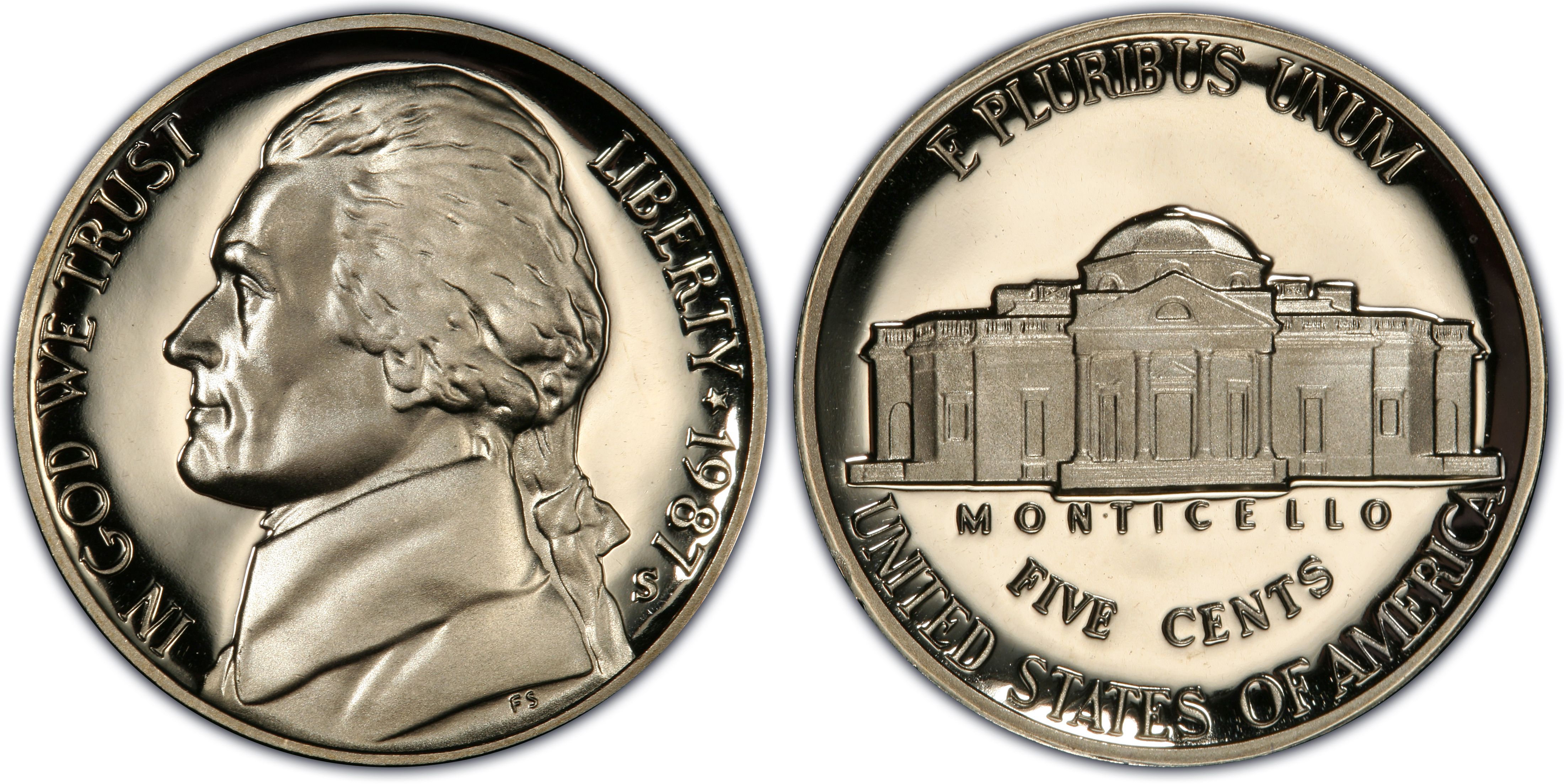 Details about   1980 S Jefferson Nickel Gem Proof Deep Cameo US Coin 