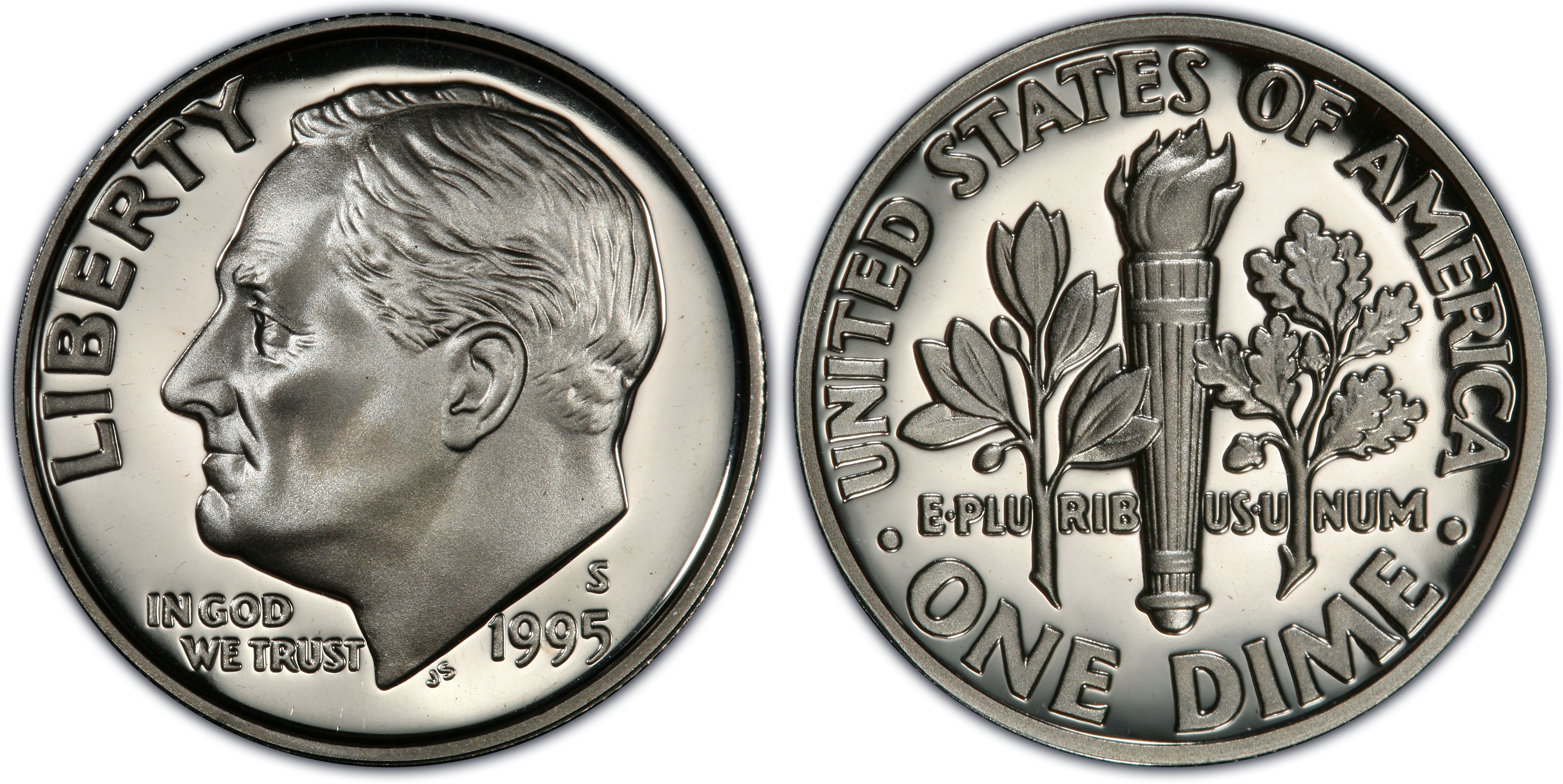 Details about   1995 S  Roosevelt  Proof Dime 