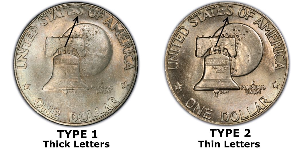 BU Ike Dollar ☆ Bi-Centennial ☆ Details about   ☆ 1976-P Type 2 Uncirculated Eisenhower Dollar 
