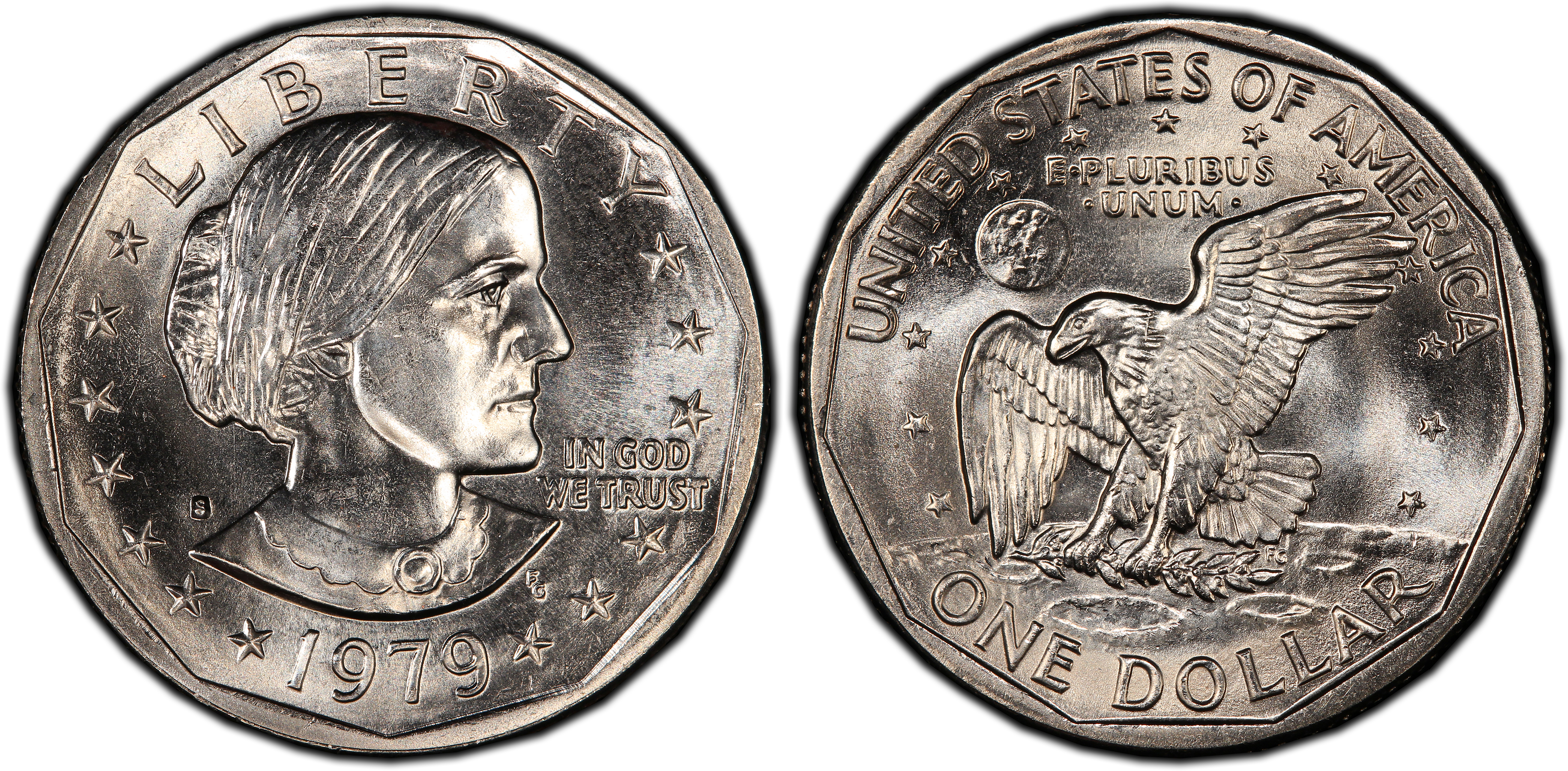 Images of Susan B. Anthony Dollar 1979-S SBA$1 - PCGS CoinFacts