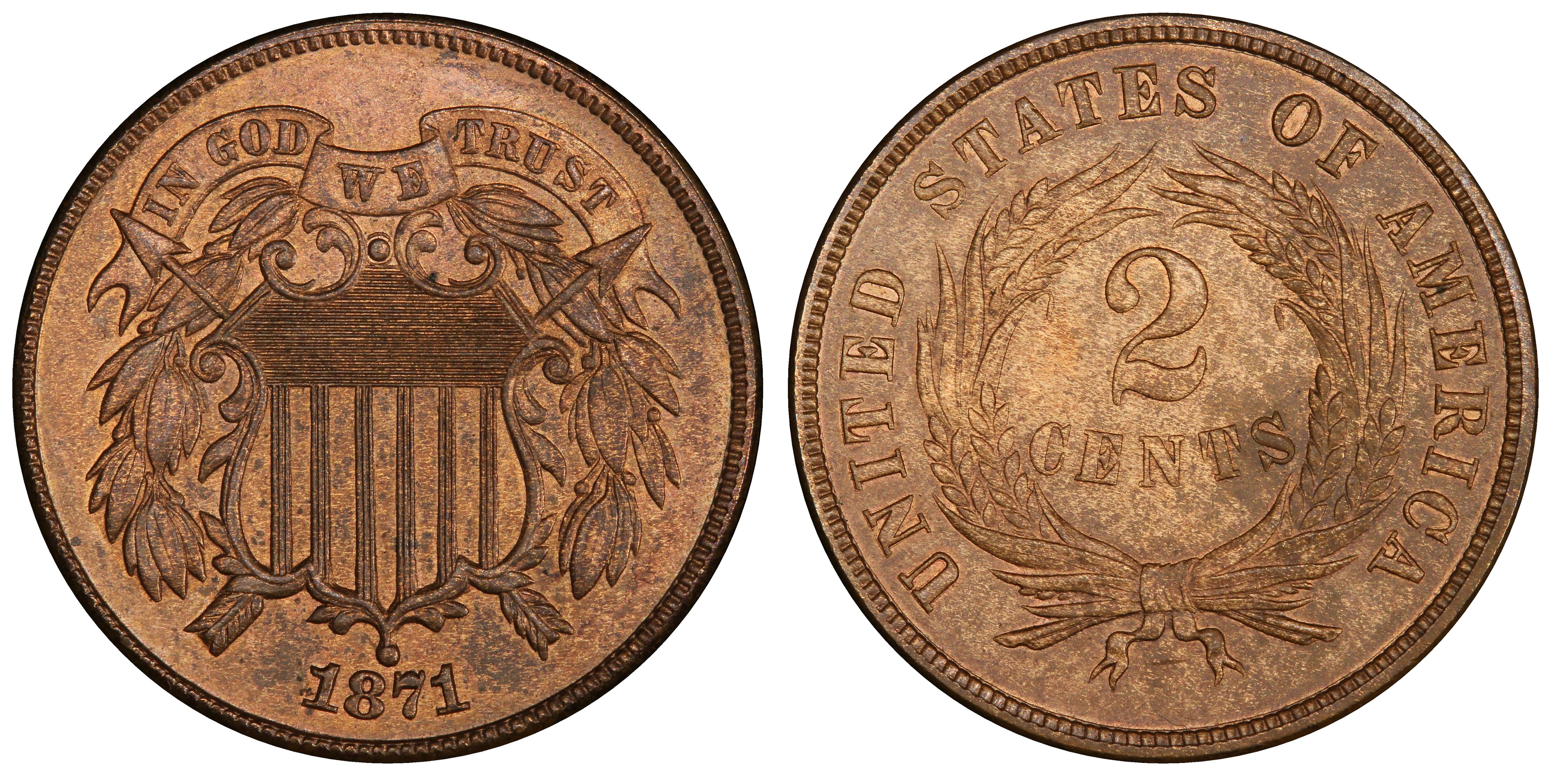 two cent pcgs 