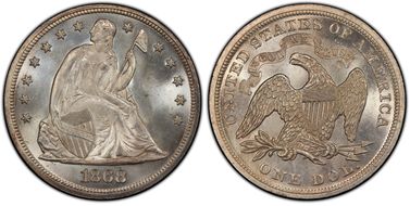  
	MS66 PCGS grade 
