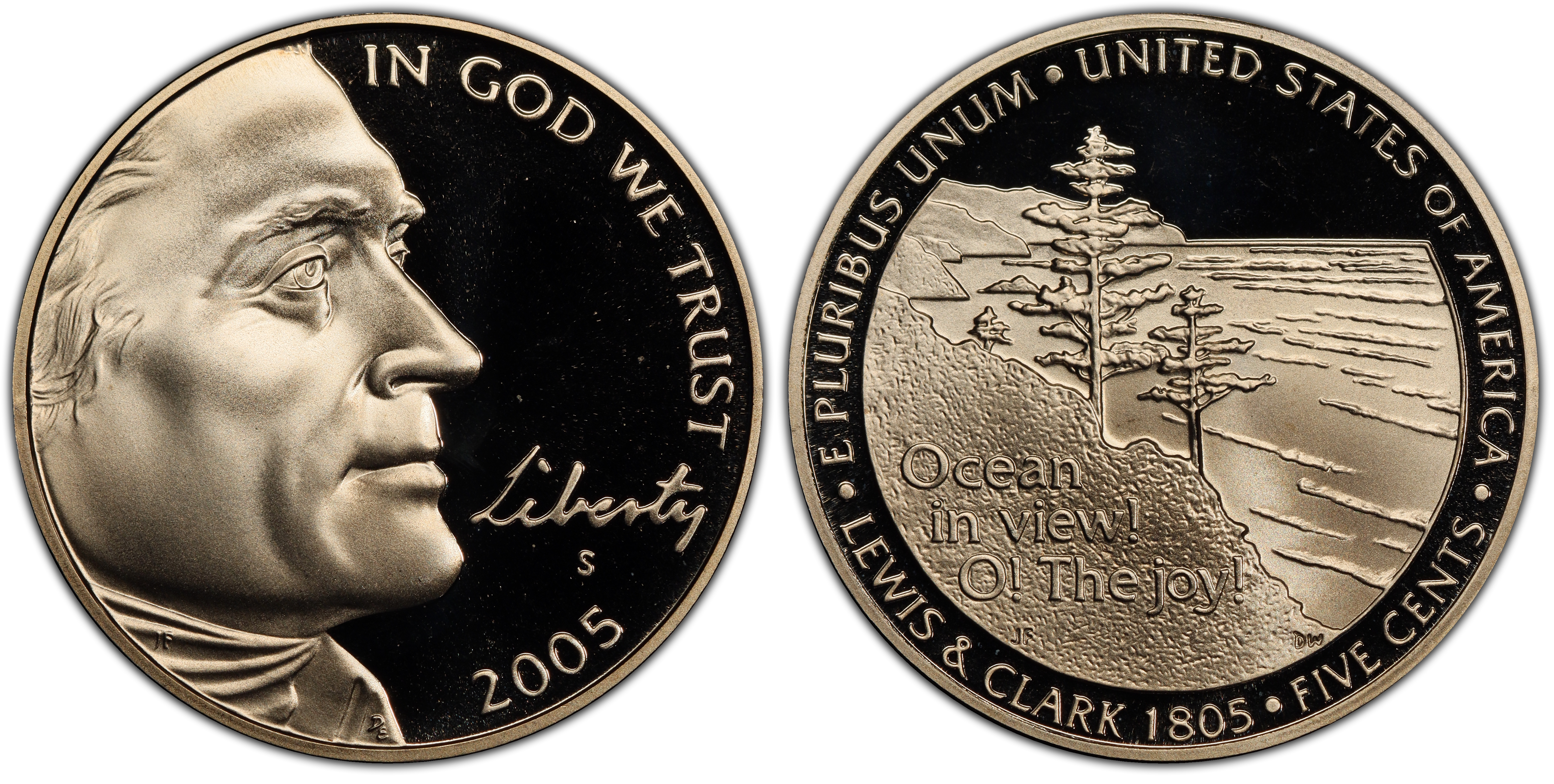 2005-S 5C Western Waters, DCAM (Proof) Jefferson Nickel - PCGS CoinFacts