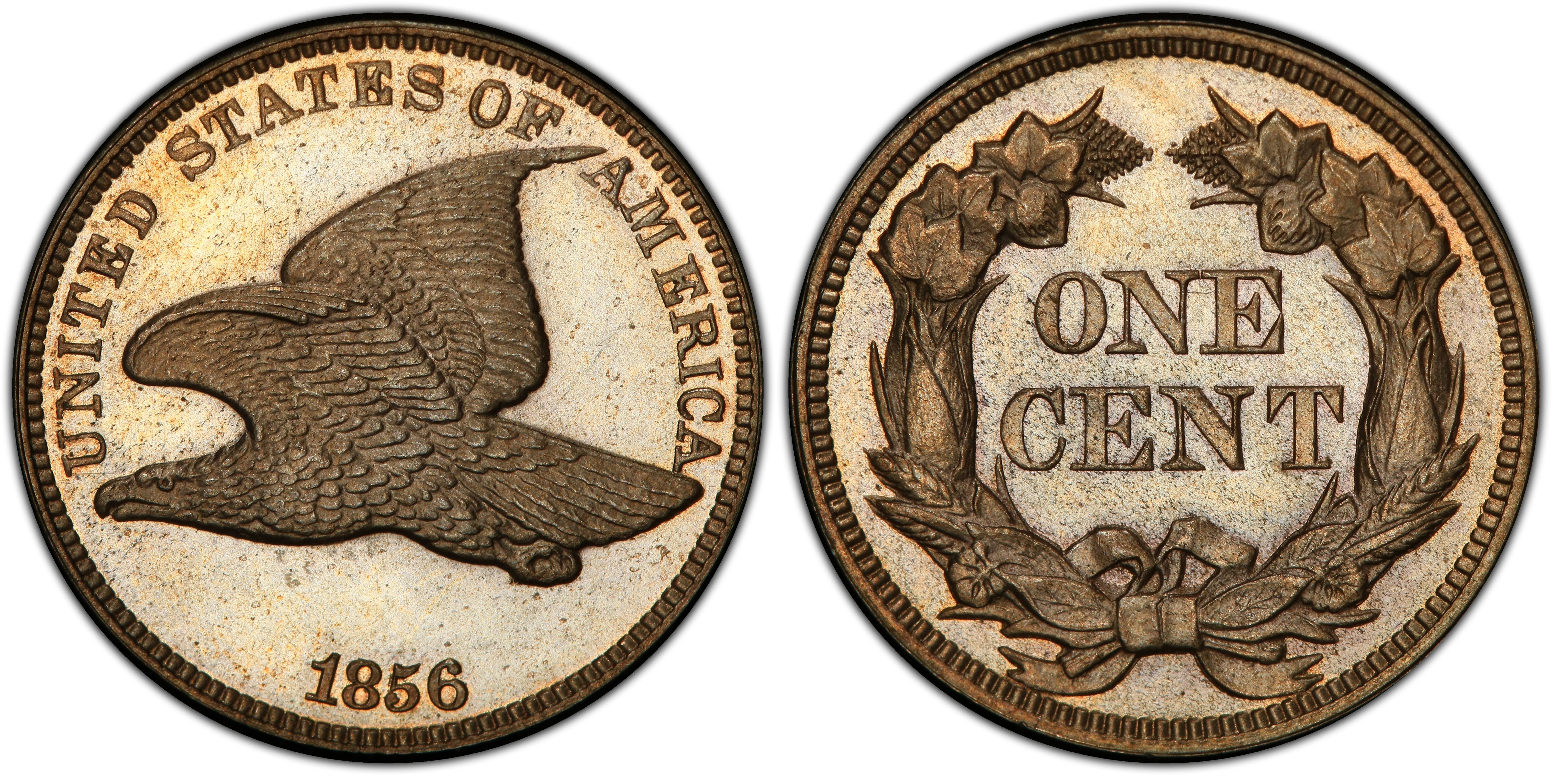 1856 1C Flying Eagle (Regular Strike) Flying Eagle Cent - PCGS ...