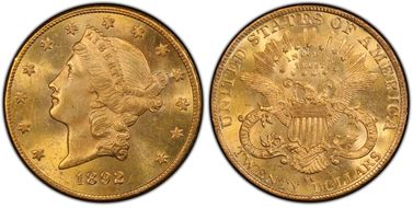  
	MS63 PCGS grade 
