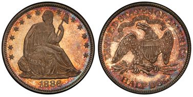  
	MS67 PCGS grade 
