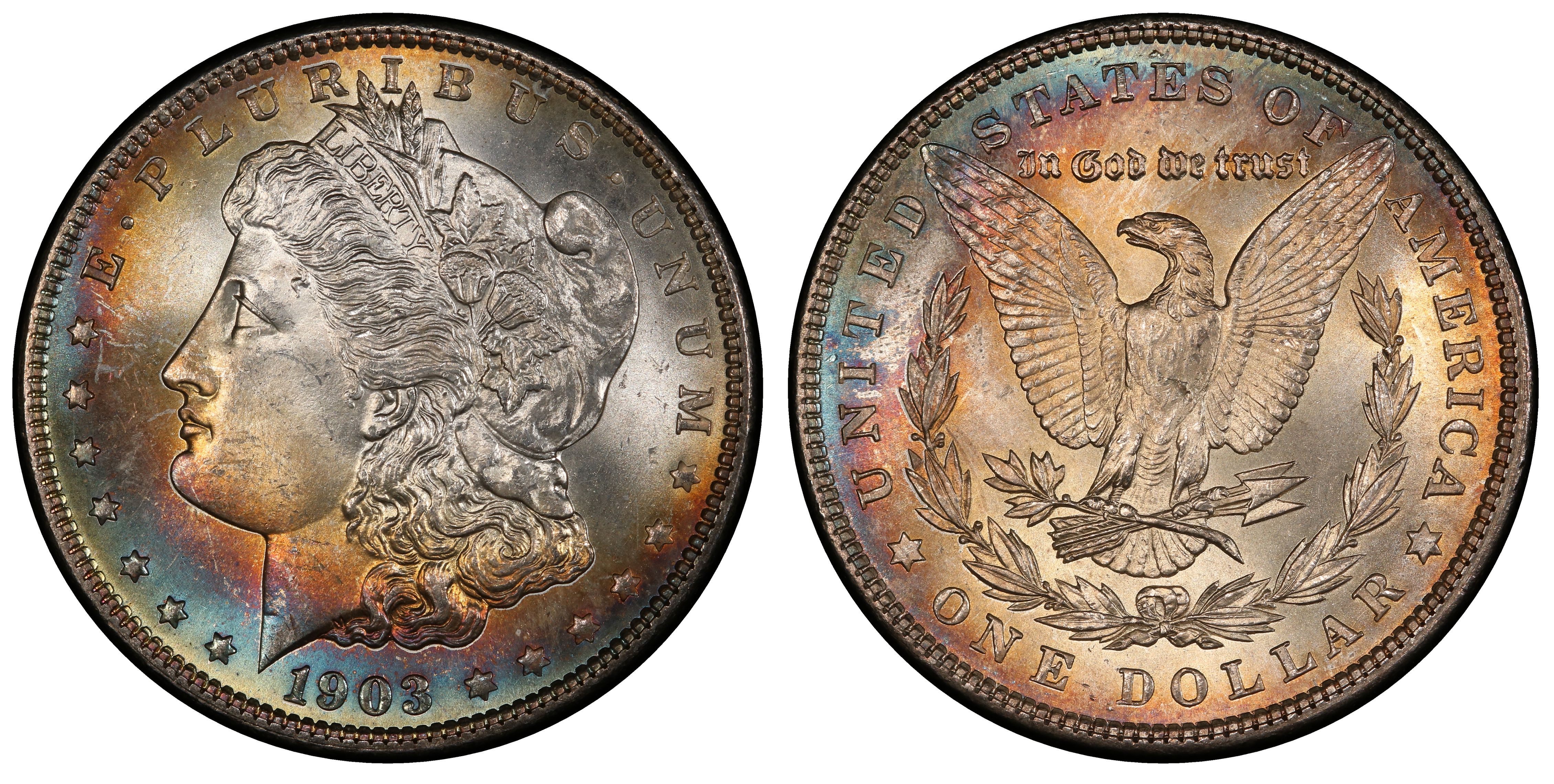 1903 Morgan Silver Dollar MS64 PCGS