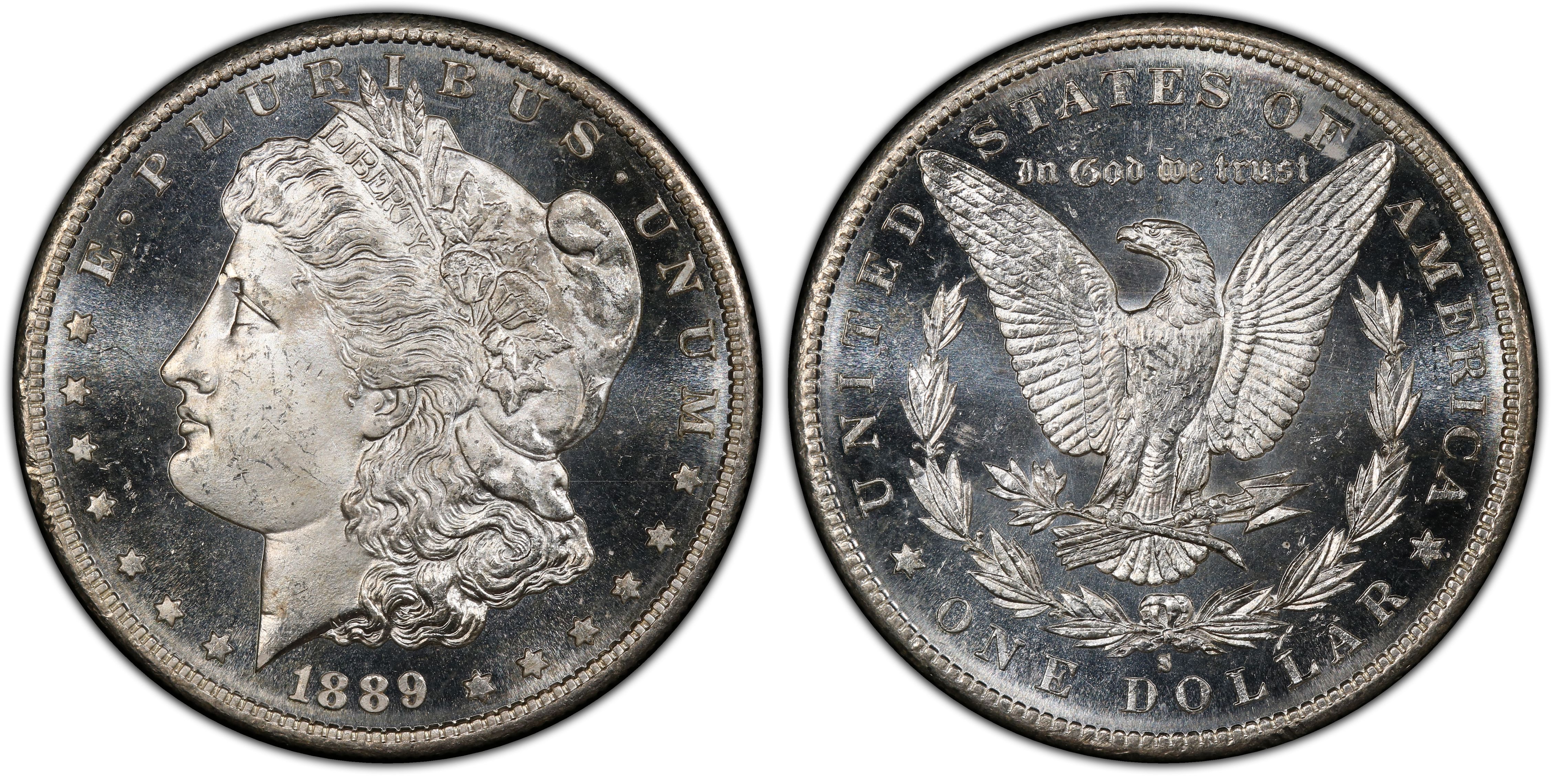 1878-S $1 Morgan Silver Dollar - PCGS MS64