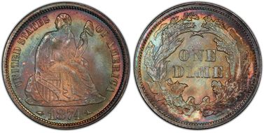 MS67+ PCGS grade