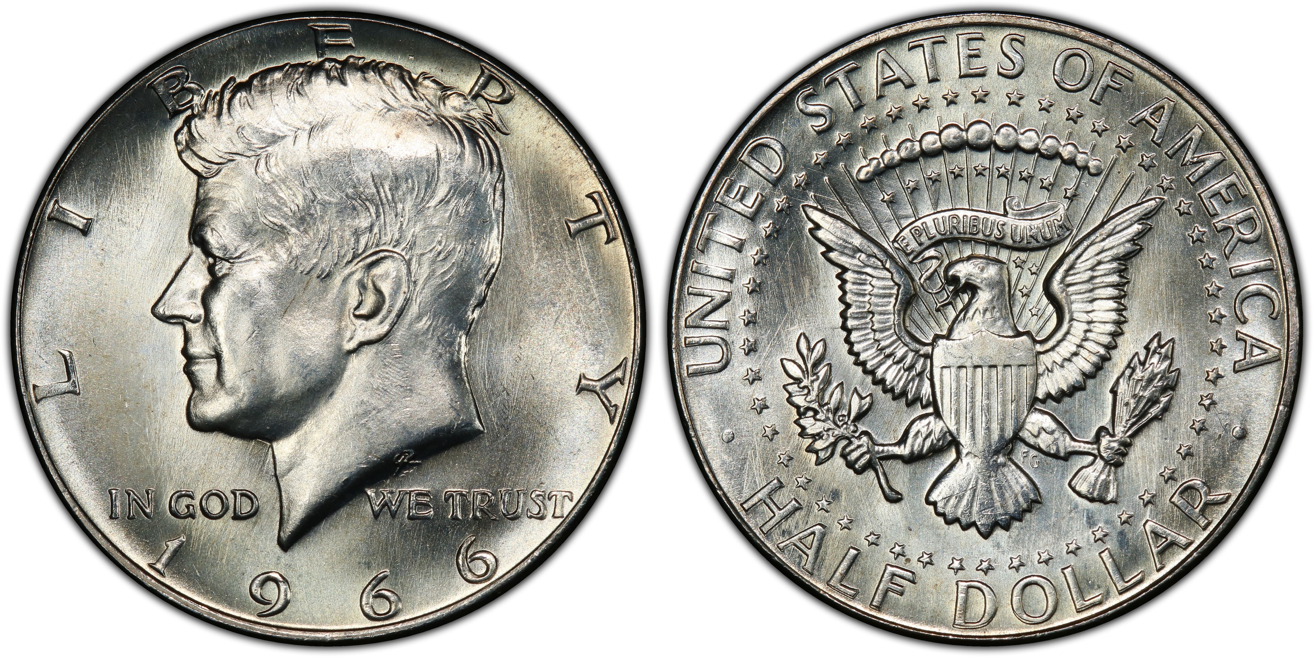 Images of Kennedy Half Dollar 1966 50C - PCGS CoinFacts