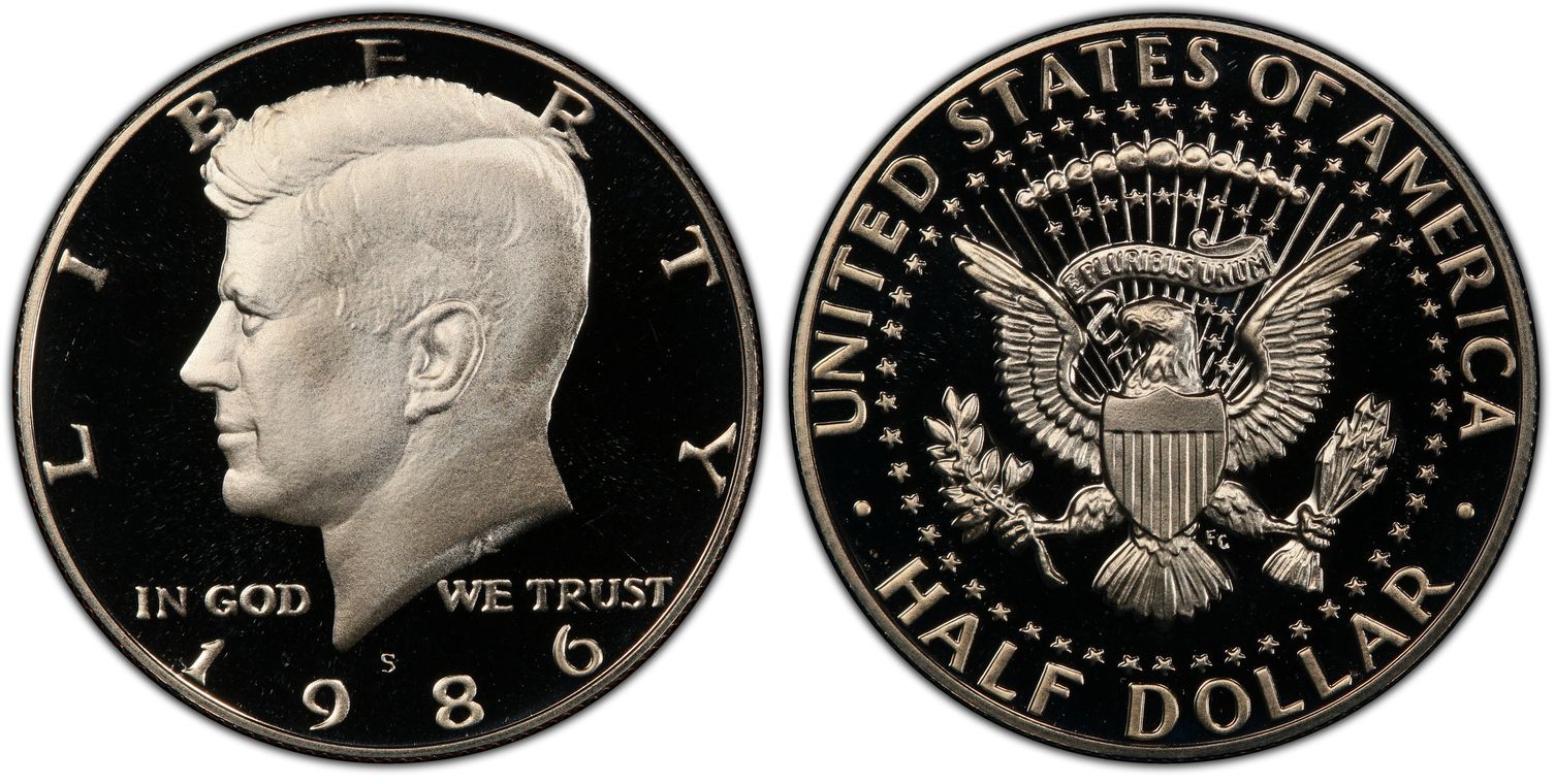 Proof Kennedy Half Dollar Details about   1986-S 
