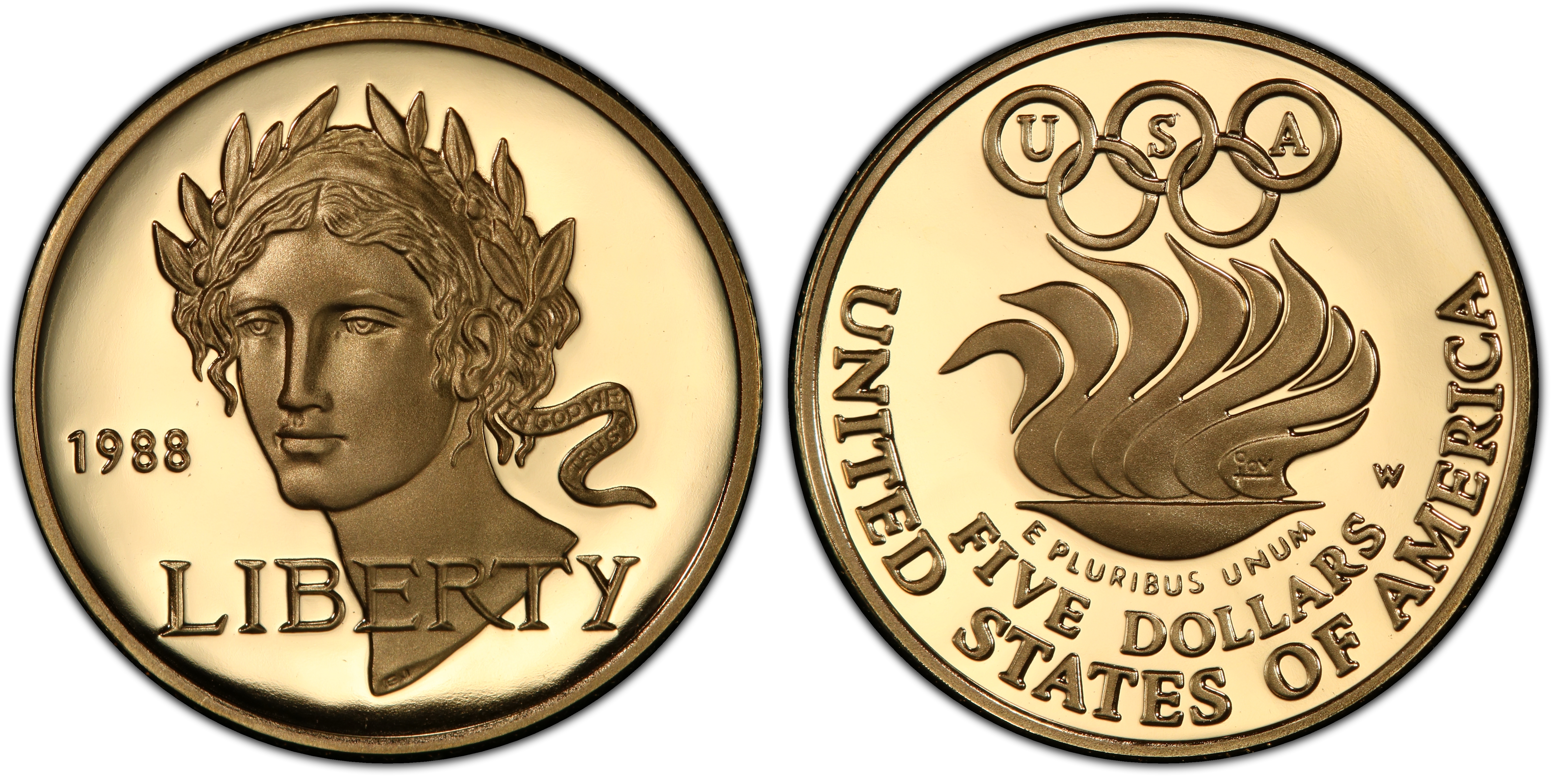 アンティークコイン コイン 金貨 銀貨 [送料無料] 1988-S Olympic PR70