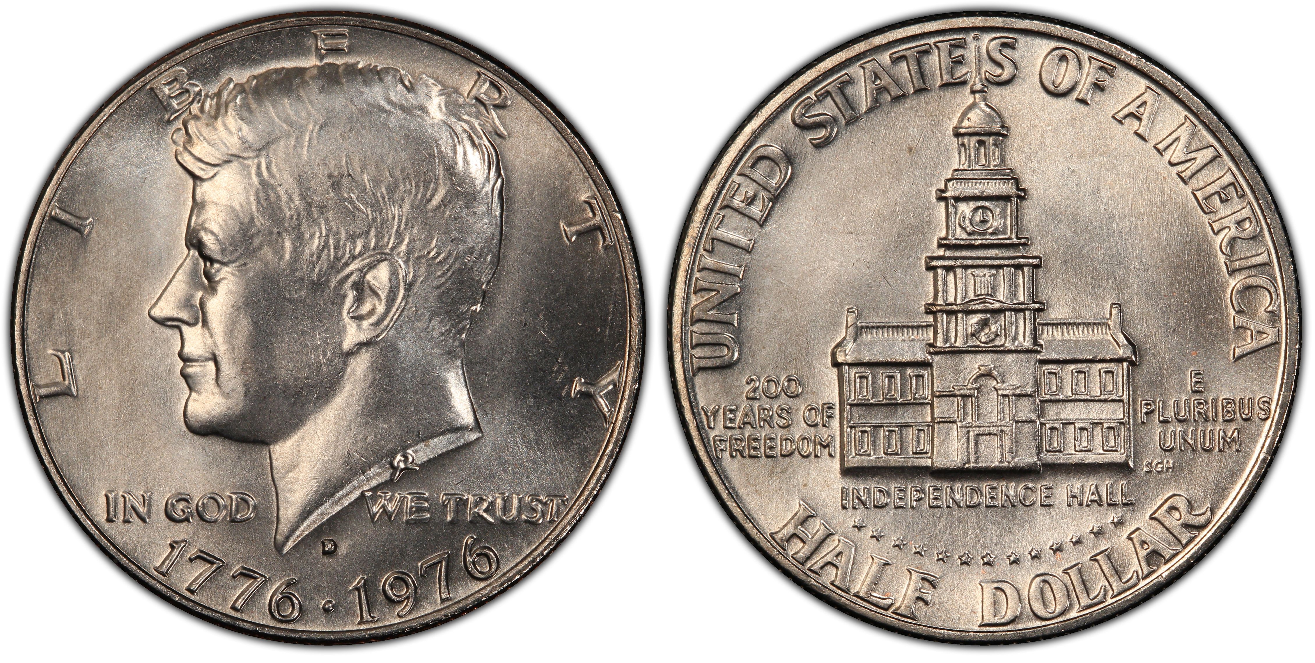 Details about   1976-D Uncirculated Kennedy Half Dollar 