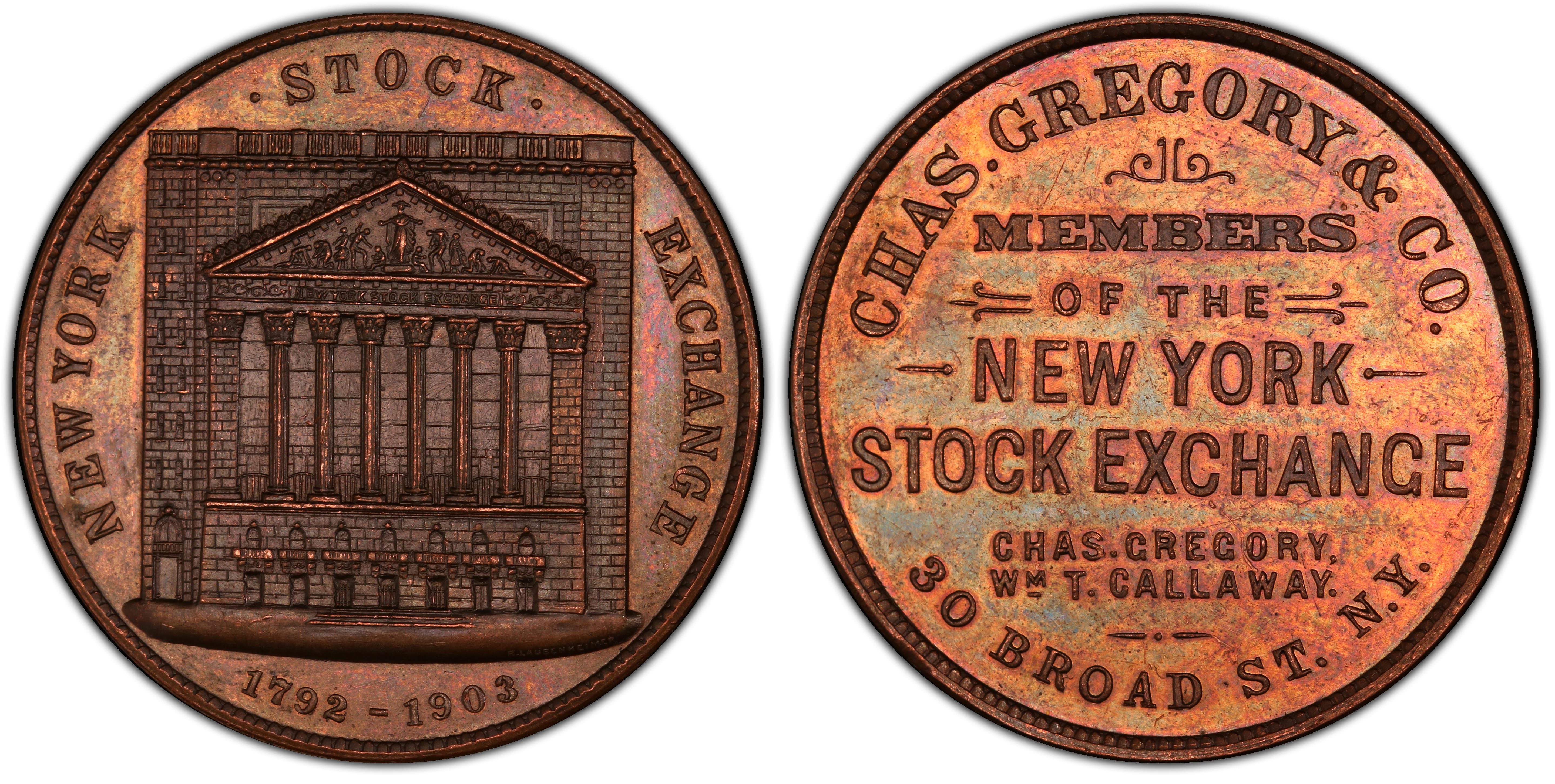 1903 SC 1 HK 298 New York Stock Exchange BN Regular Strike So