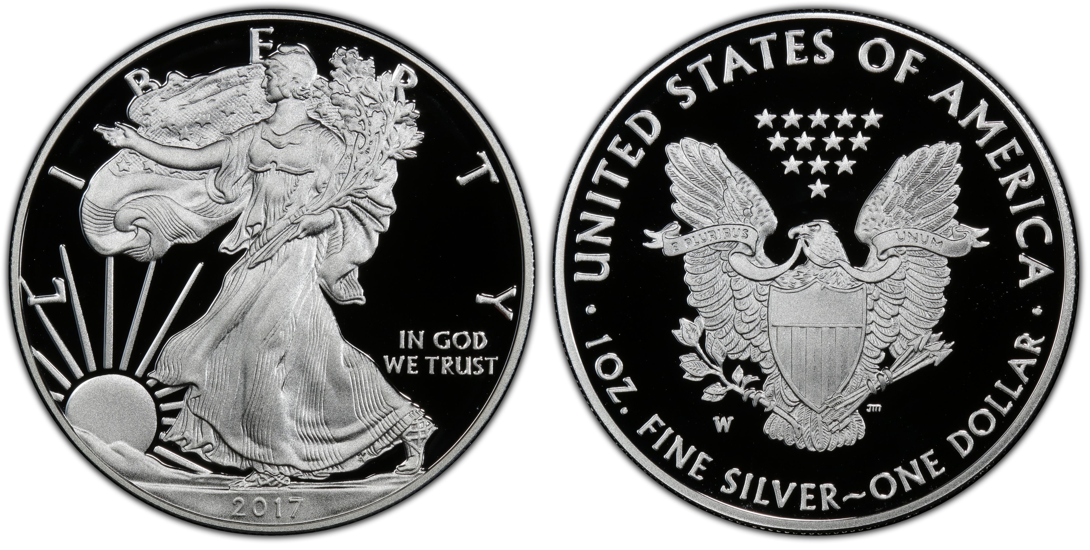 Images of Silver Eagles 2017-W (2020) $1 Silver Eagle WP Mint Hoard