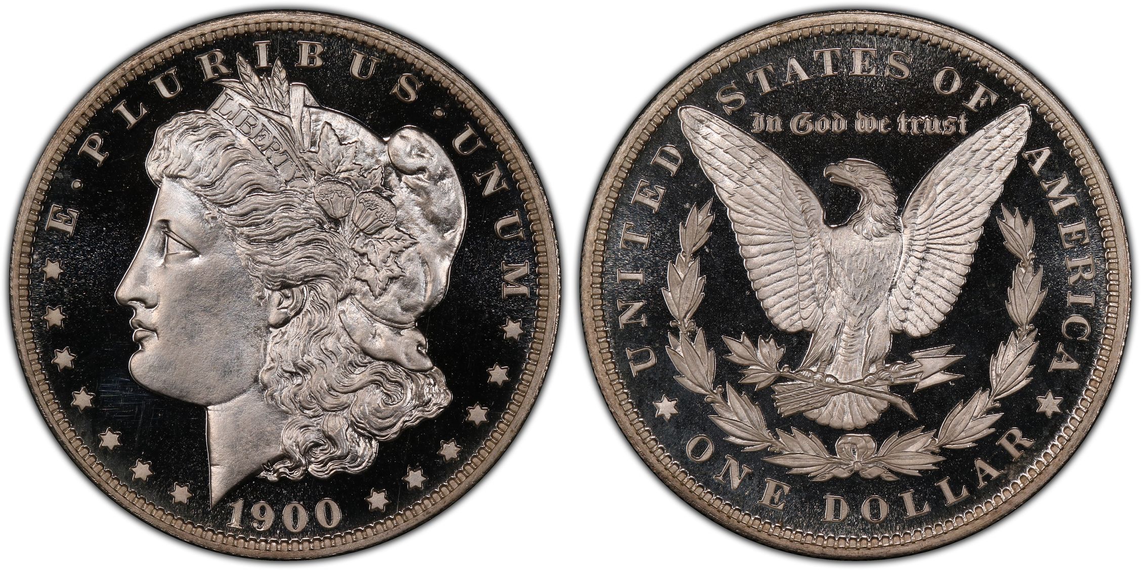 1900 1 DCAM Proof Morgan Dollar PCGS CoinFacts