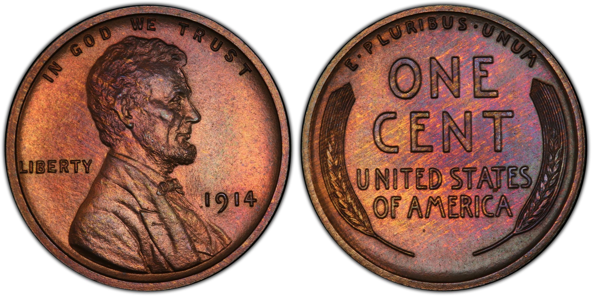 1914 1C, RB (Proof) Lincoln Cent (Wheat Reverse) - PCGS CoinFacts